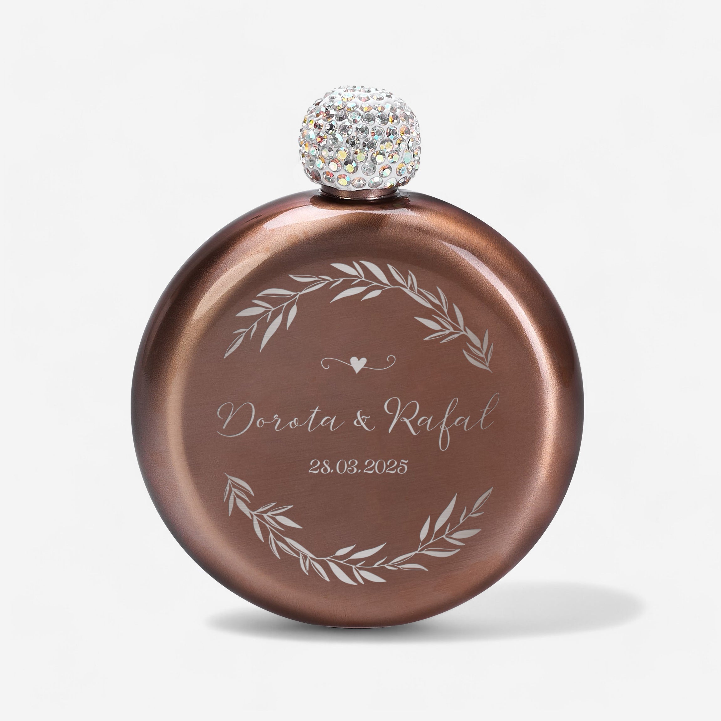 Piersiówka z grawerem na wieczór panieński