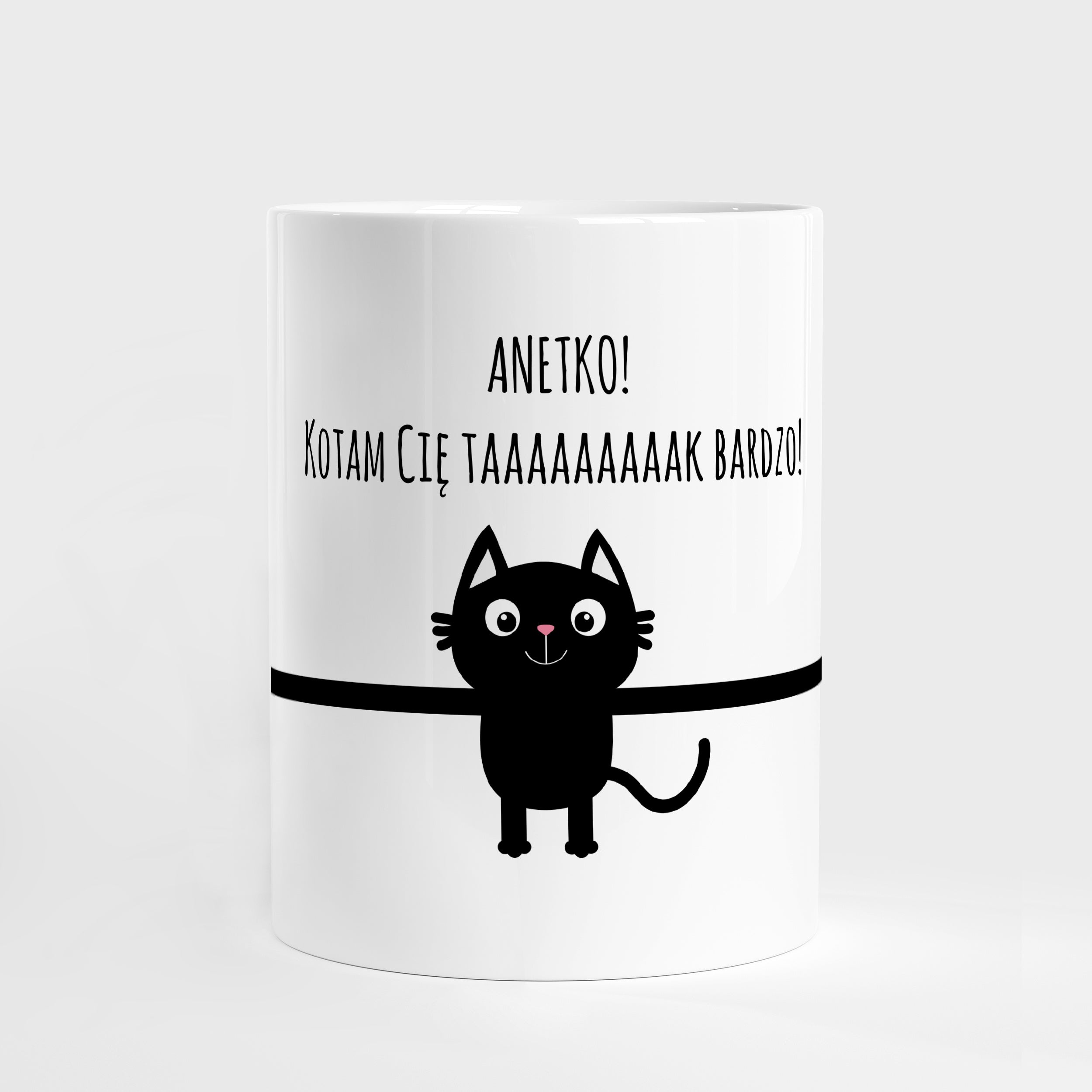 Personalizowany kubek z kotem - Kotam Cię - prezent dla kociary