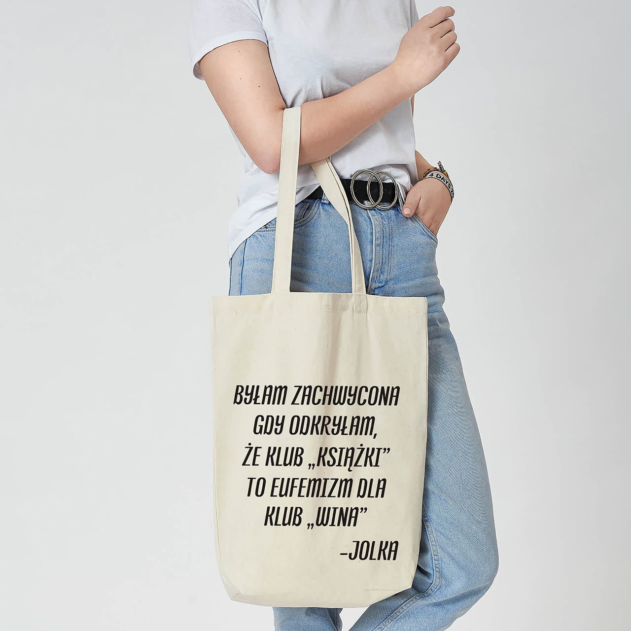 Śmieszna torba dla niej - klub książki prezent dla książkary personalizowana torba prezent dla mola książkowego