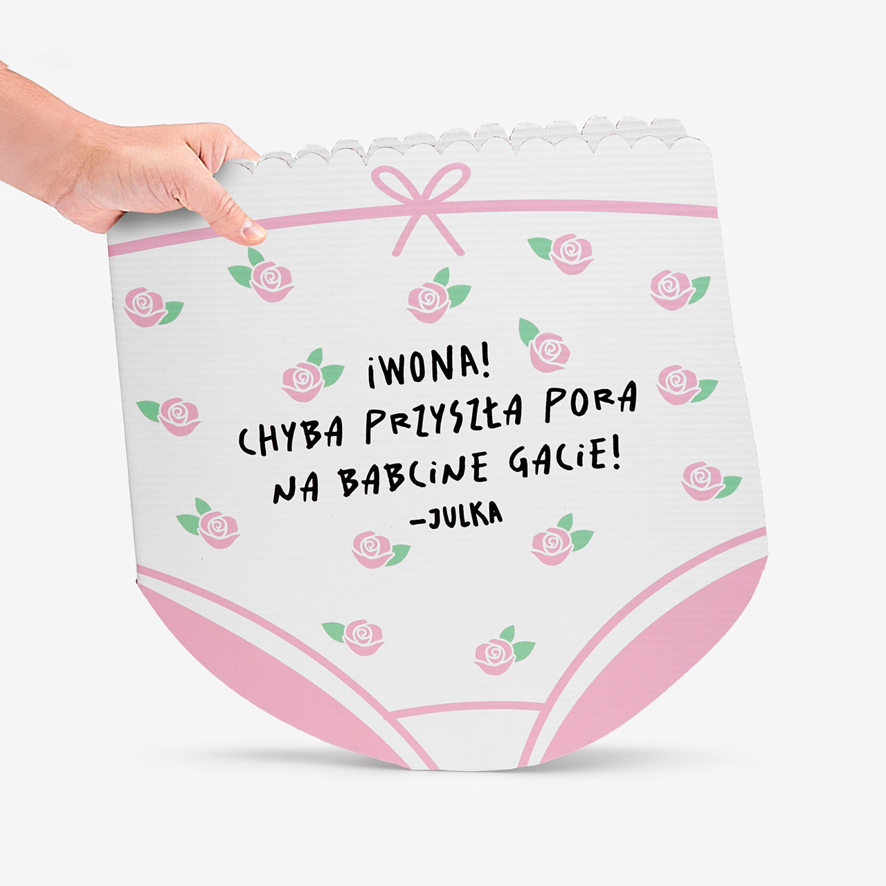 Śmieszna kartka na urodziny dla kobiety - Babcine Gacie