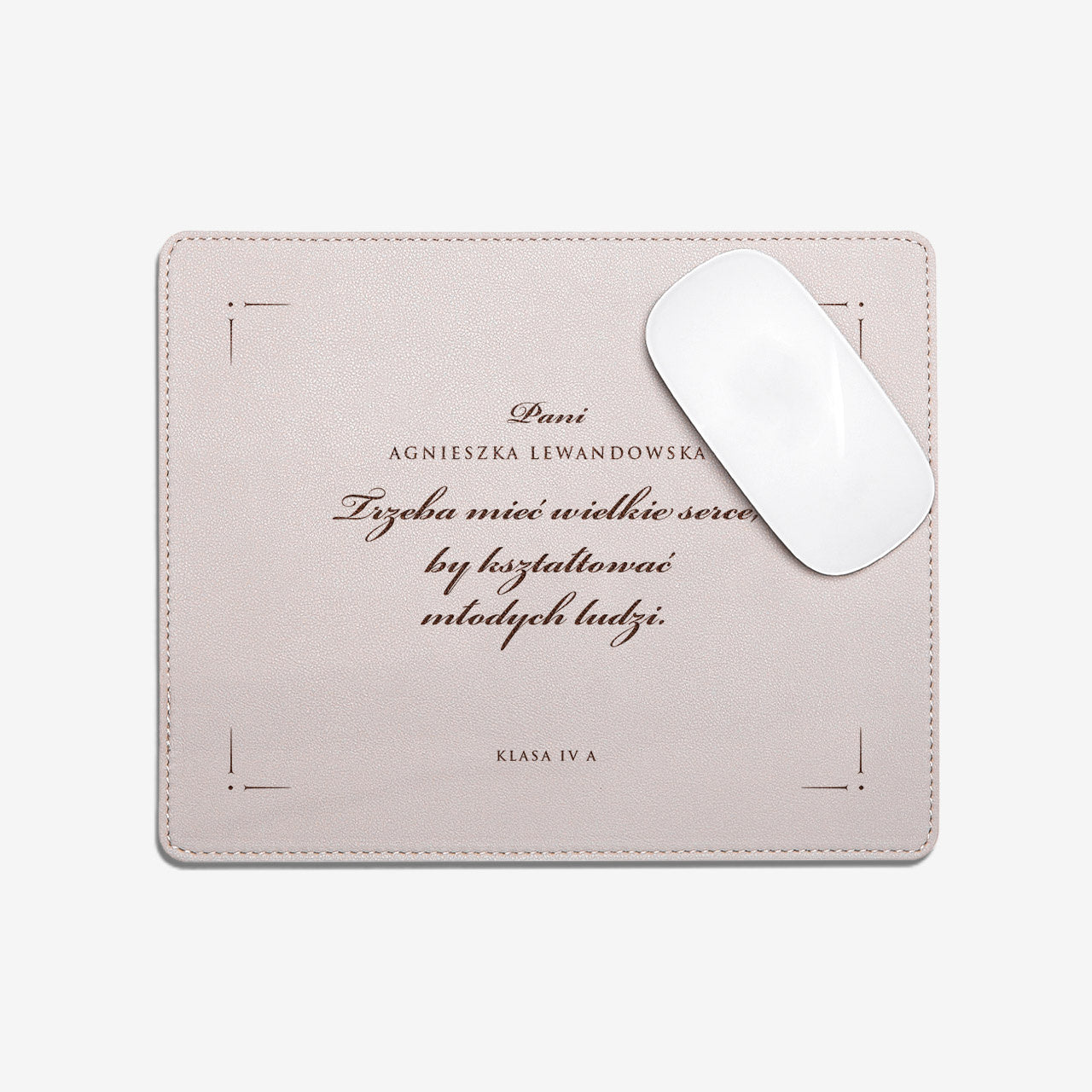 Personalizowana podkładka na biurko - prezent dla nauczycielki
