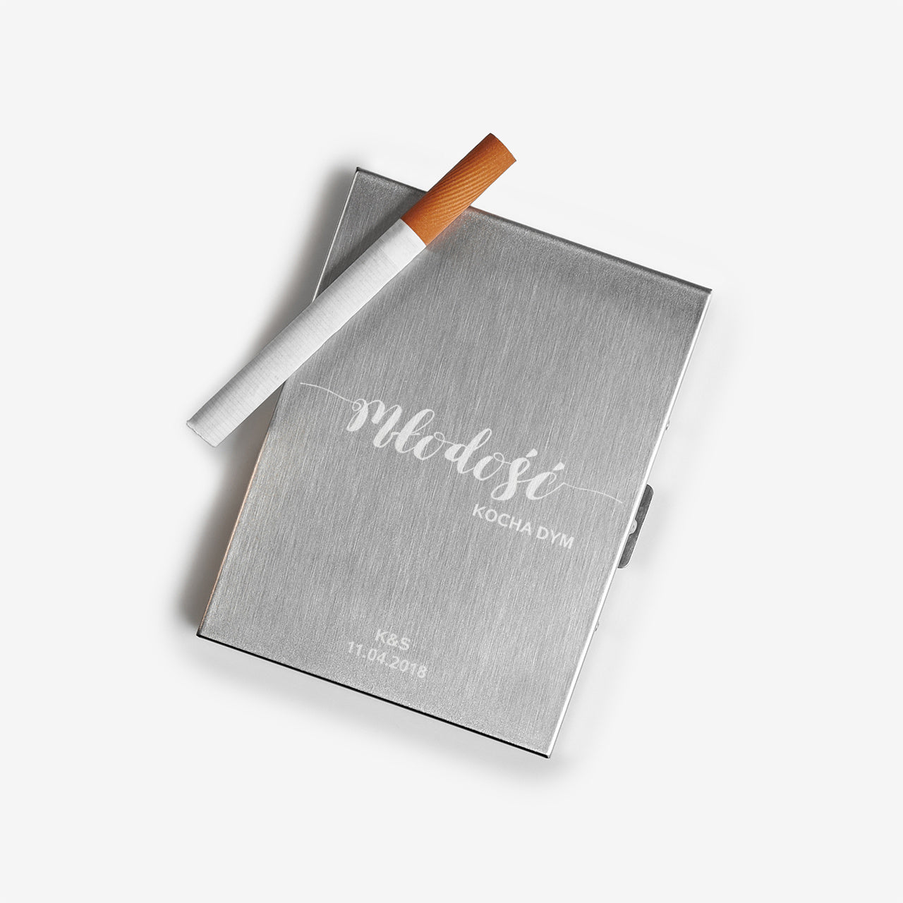 Papierośnica z grawerem - prezent dla palacza prezent dla mężczyzny prezent na urodziny dla mężczyzny