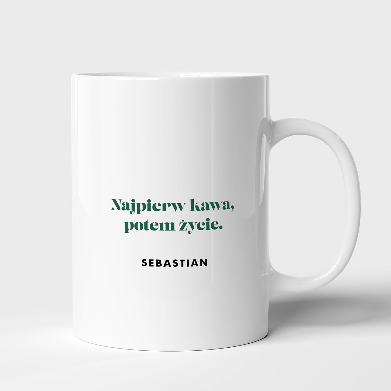 Zabawny kubek do pracy - Alergia Na Poranki śmieszny prezent do biura kubek z humorem 