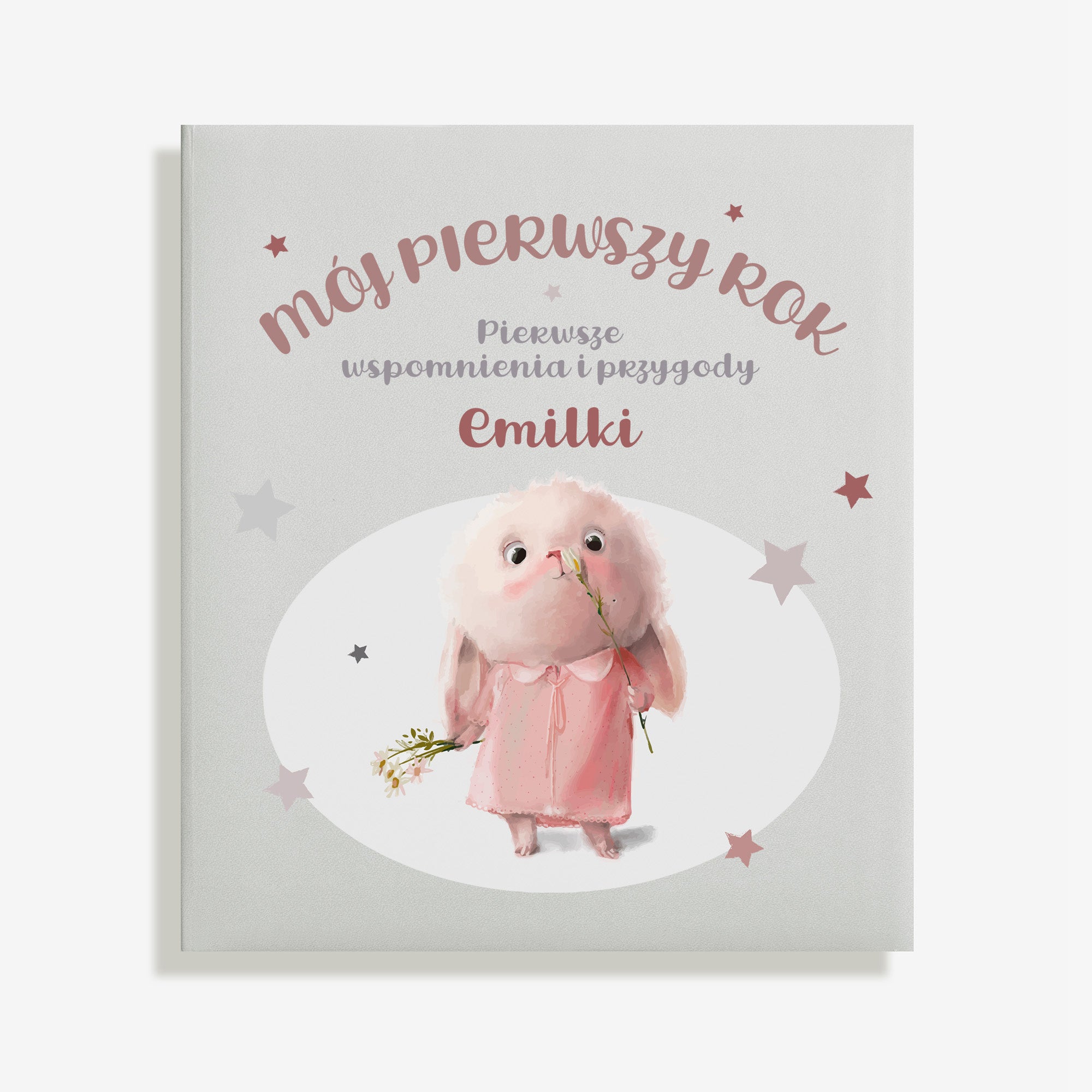 Personalizowany album dla maluszka - prezent na roczek dziewczynki