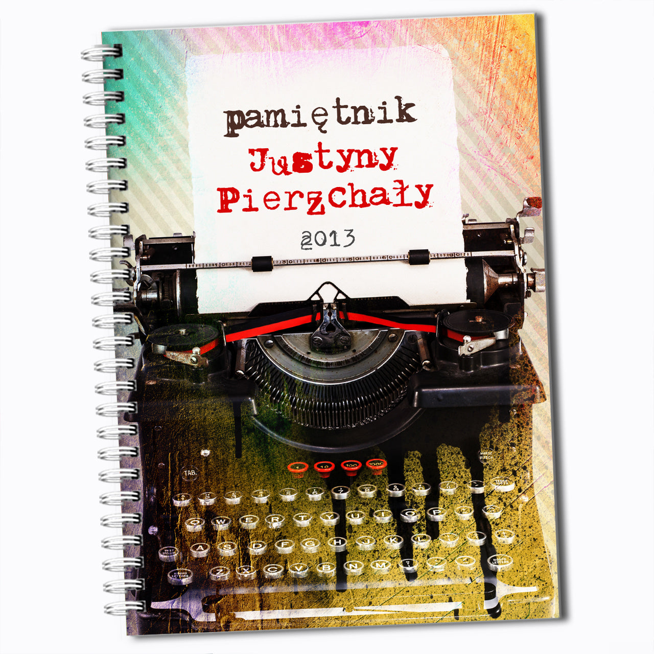 Personalizowany notatnik dla pisarza