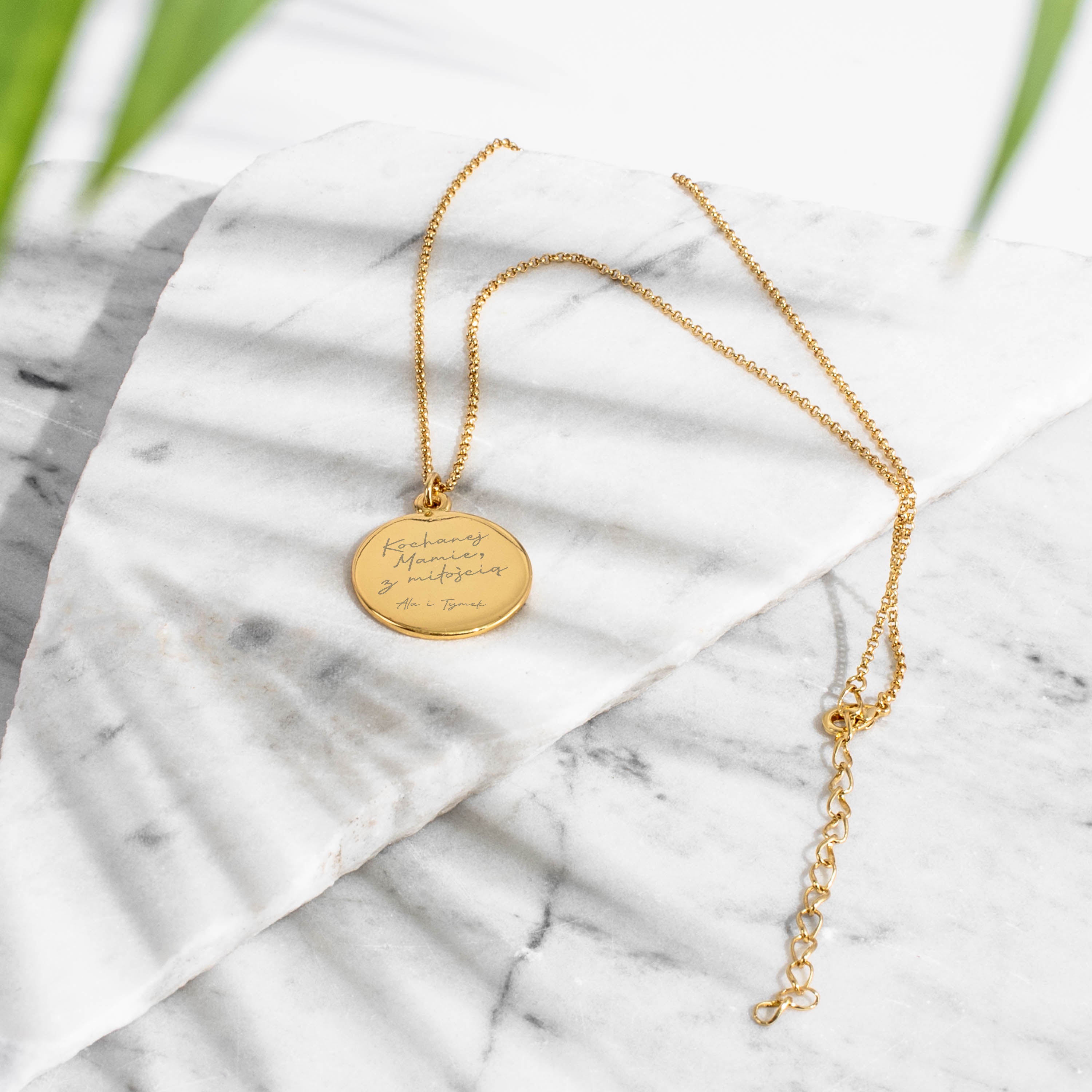 Personalizowany naszyjnik dla Mamy grawerowany naszyjnik dla mamy prezent dla mamy na Dzień Mamy