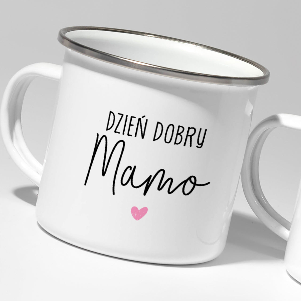 Zestaw kubków emaliowanych dla rodziców