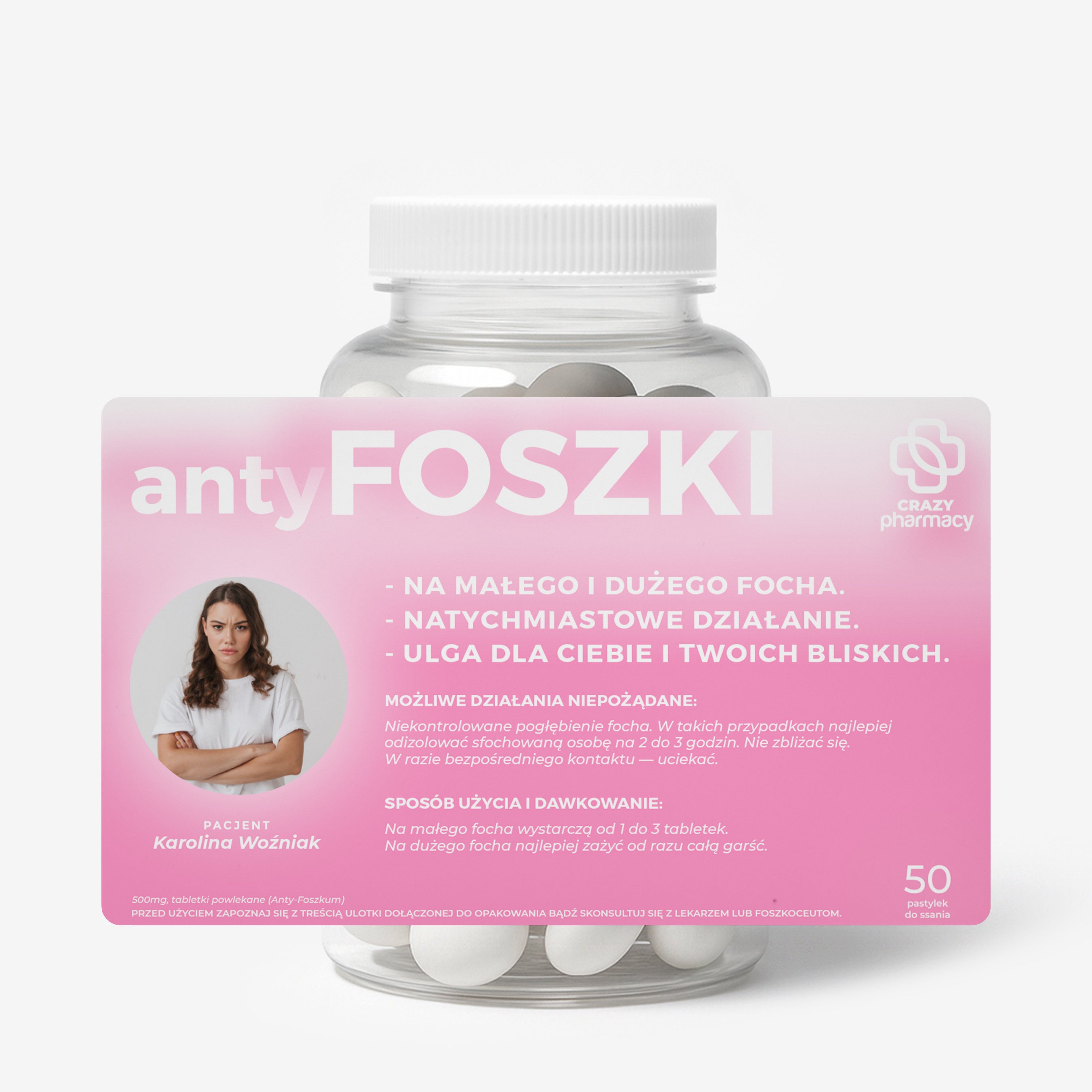 Zestaw prezentowy: miętówki + etykieta do naklejenia - prezent dla niej prezent dla dziewczyny cukierki miętowe