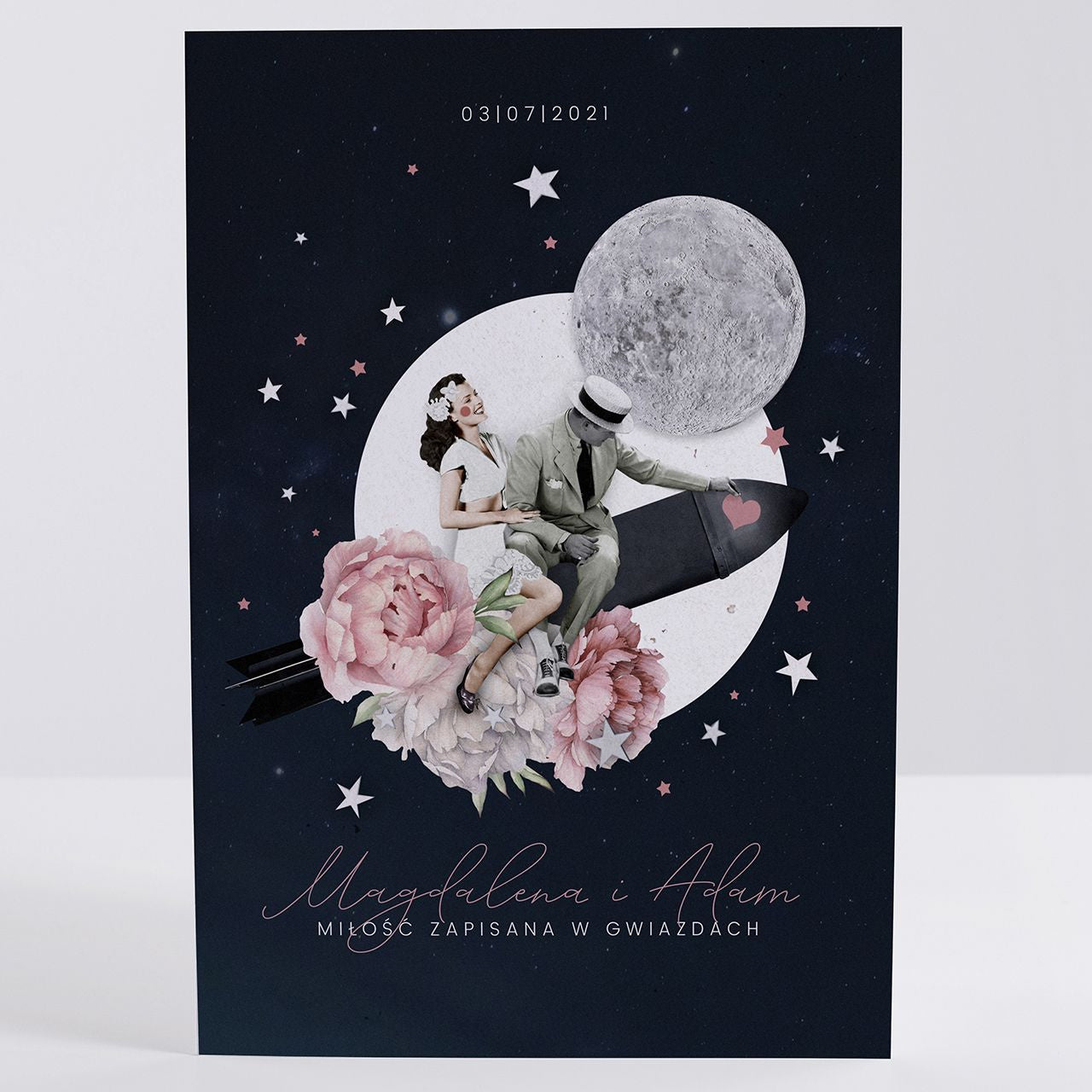 Personalizowana kartka ślubna