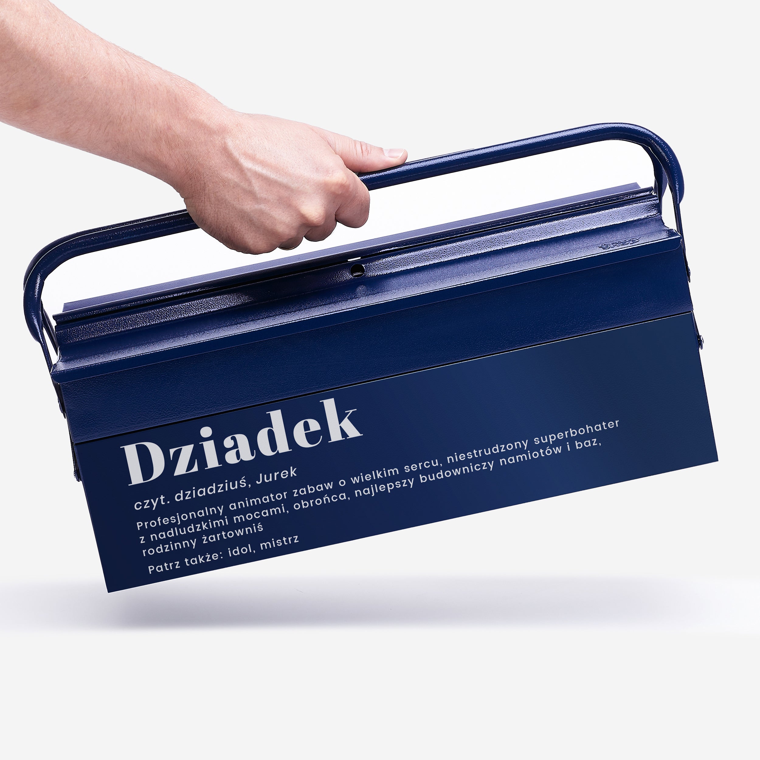 Personalizowana skrzynka narzędziowa - Definicja - praktyczny prezent dla dziadka majsterkowicza