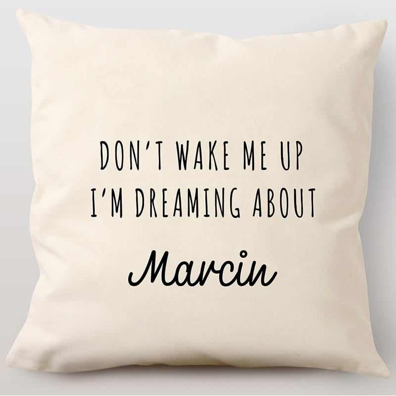 Poduszka z nadrukiem dla dziewczyny prezent dla dziewczyny personalizowana poduszka poduszka dla dziewczyny