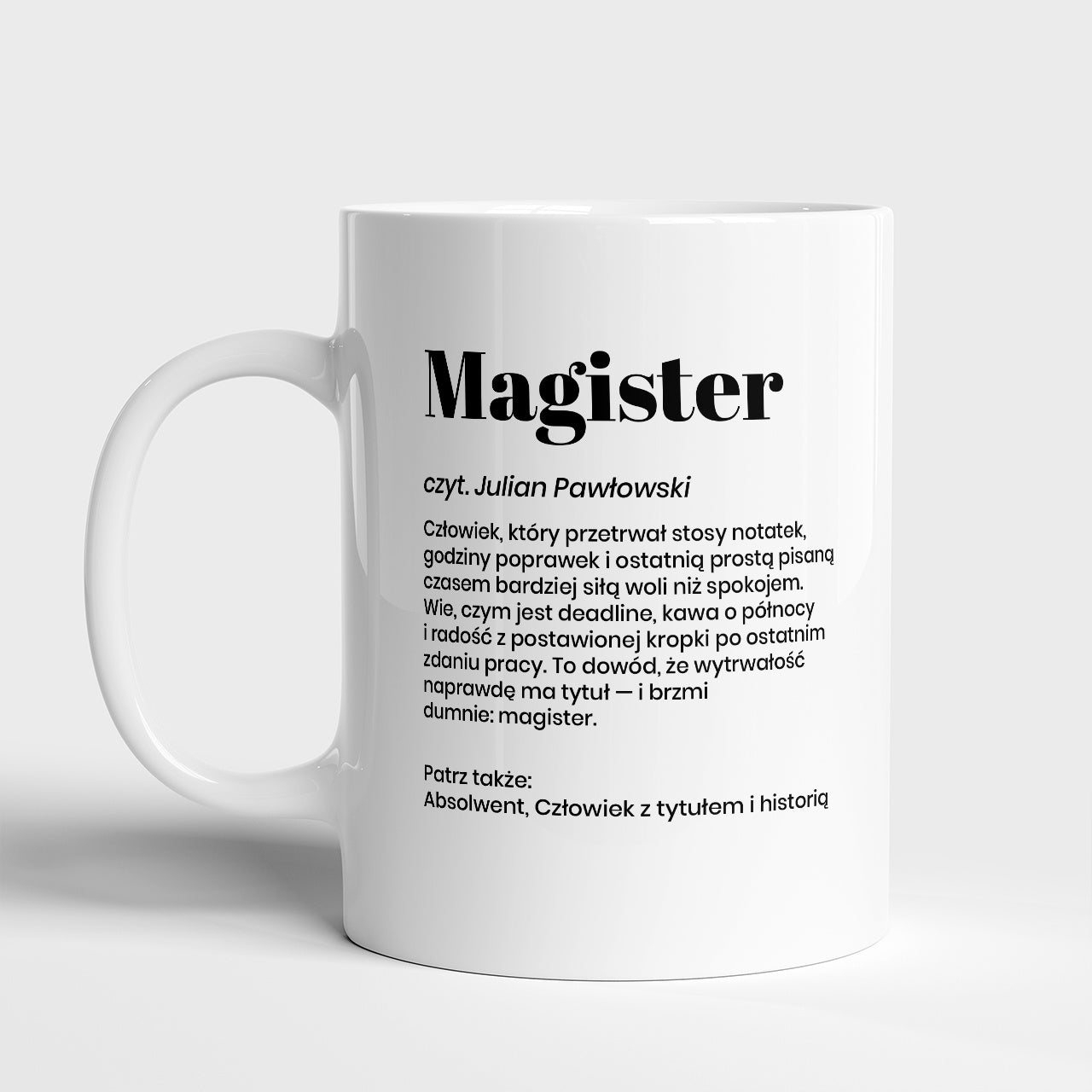 Personalizowany kubek - prezent dla magistra