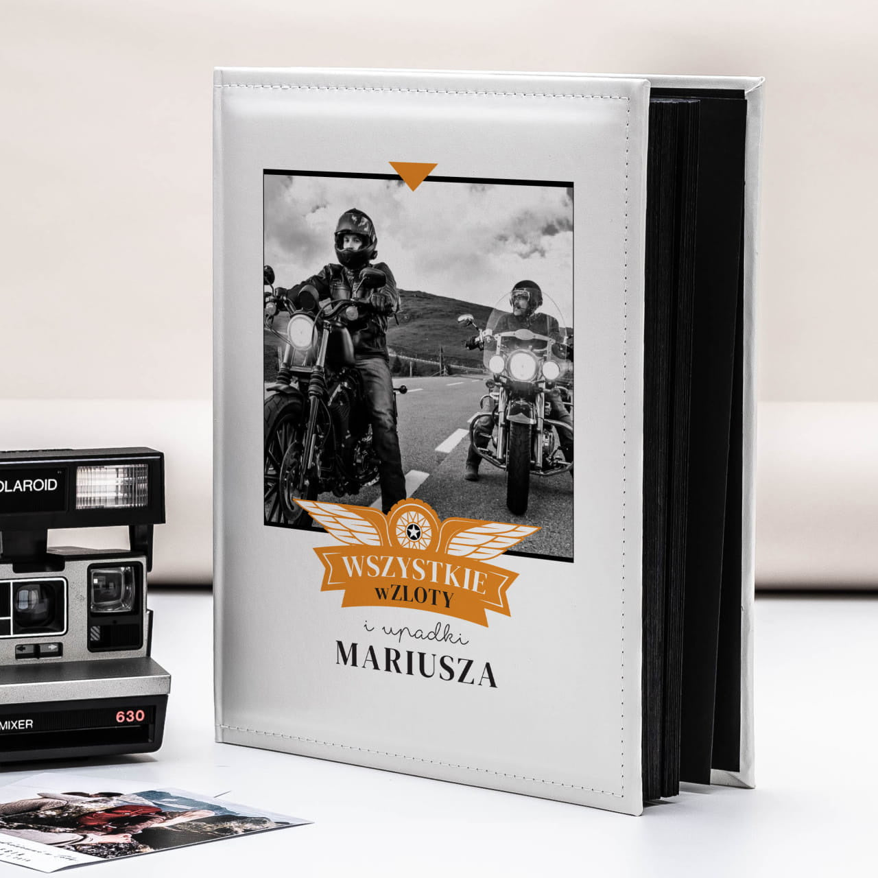 Album personalizowany na prezent dla motocyklisty