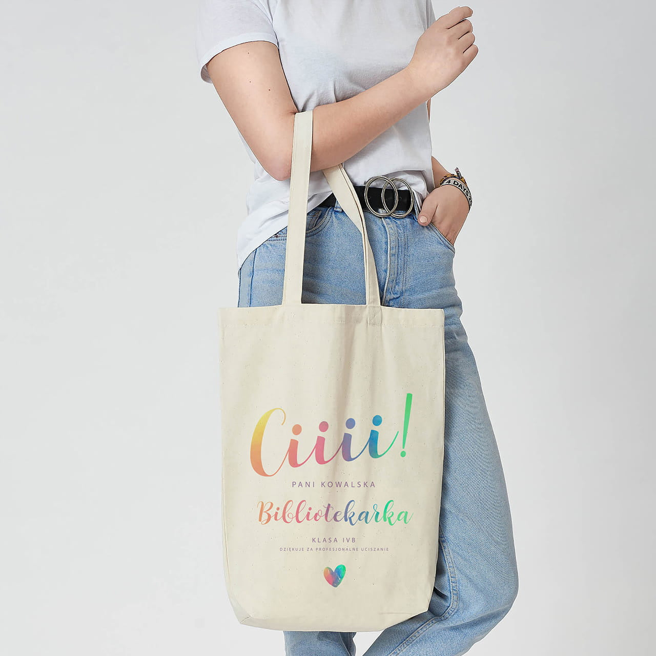 Personalizowana torba dla bibliotekarki
