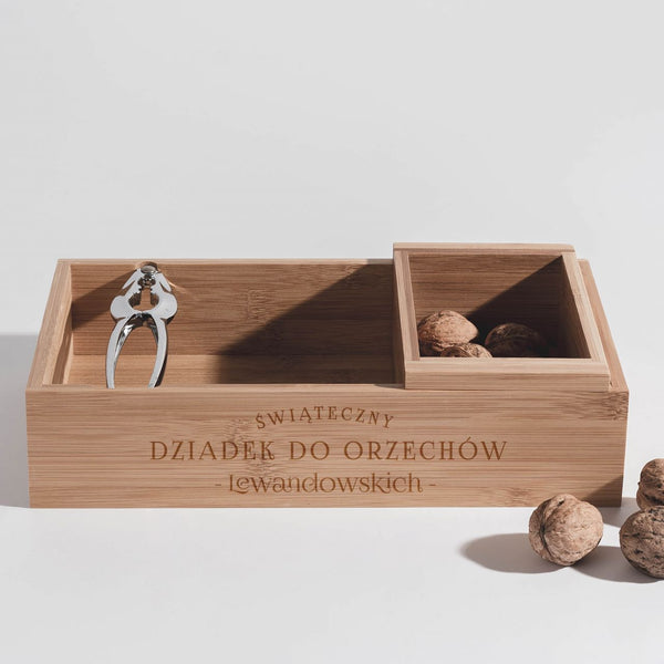 Świąteczny dziadek do orzechów z grawerem