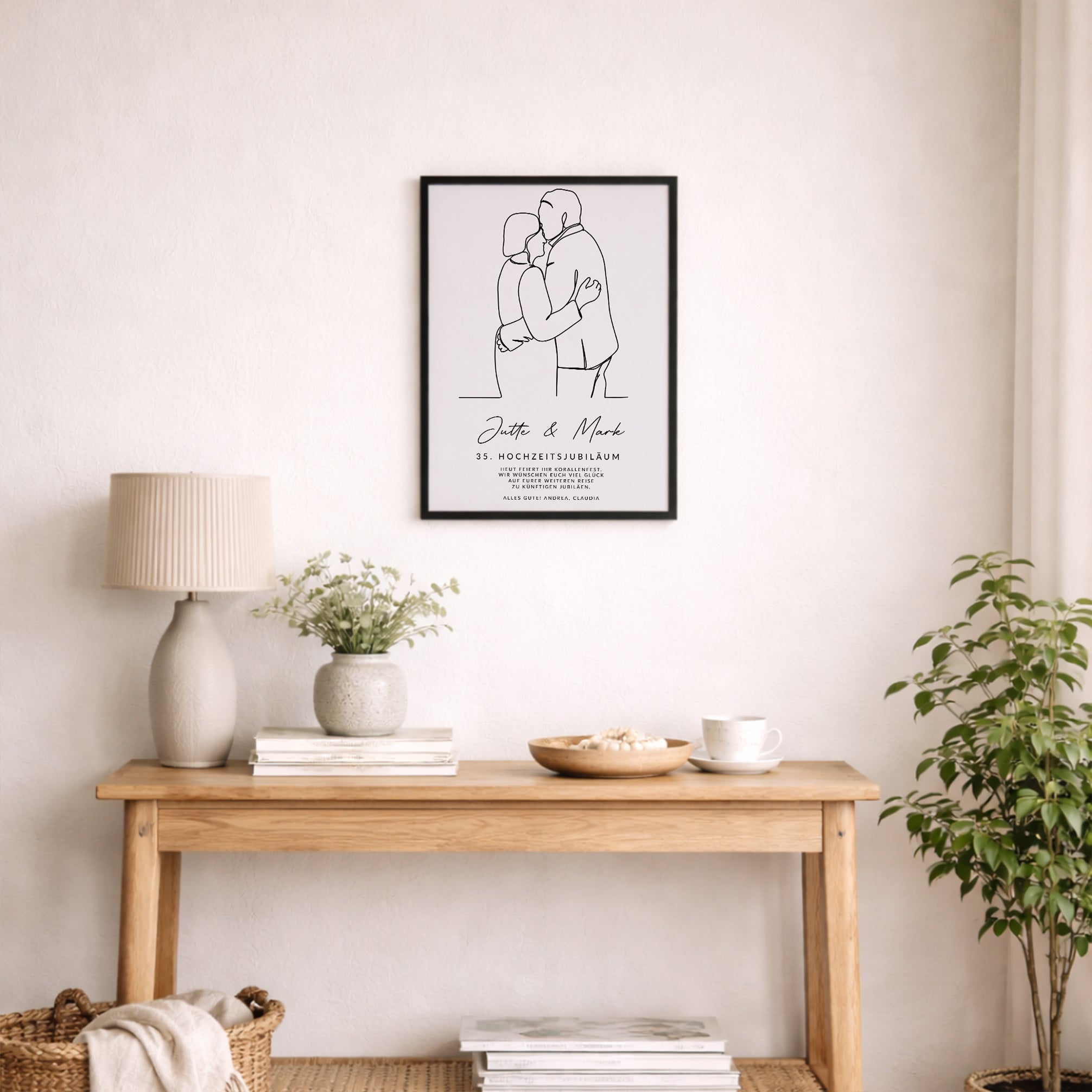 Personalisiertes Poster zum HOCHZEITSJUBILÄUM