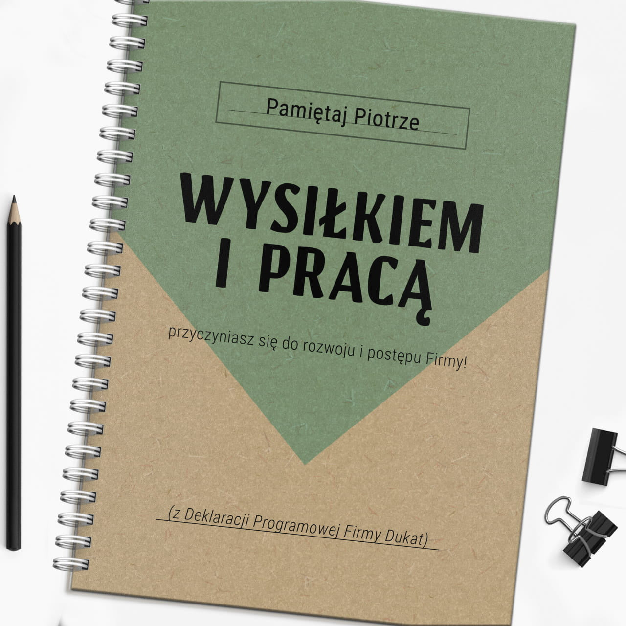 Personalizowany notes prl - upominek dla pracownika