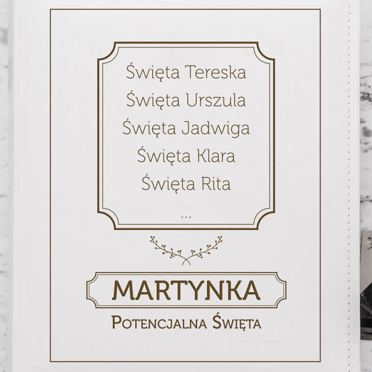 Album grawerowany na Chrzest dziewczynki