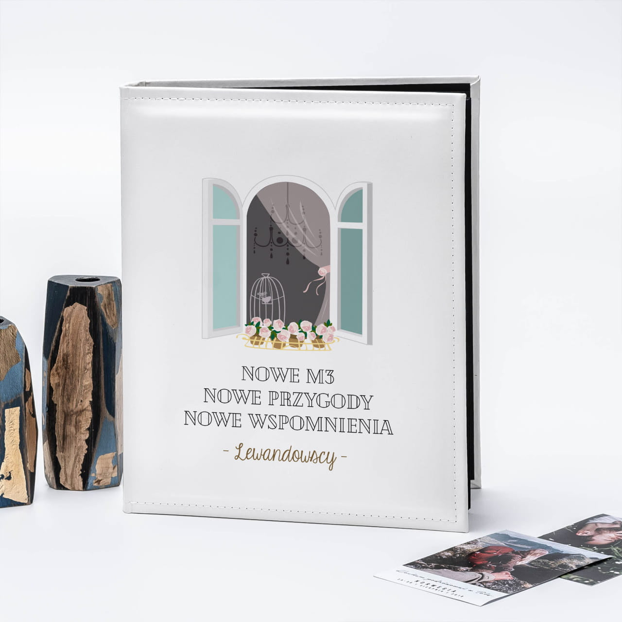 Album na zdjęcia na prezent do nowego domu prezent na parapetówkę prezent na nowy dom album do zdjęć
