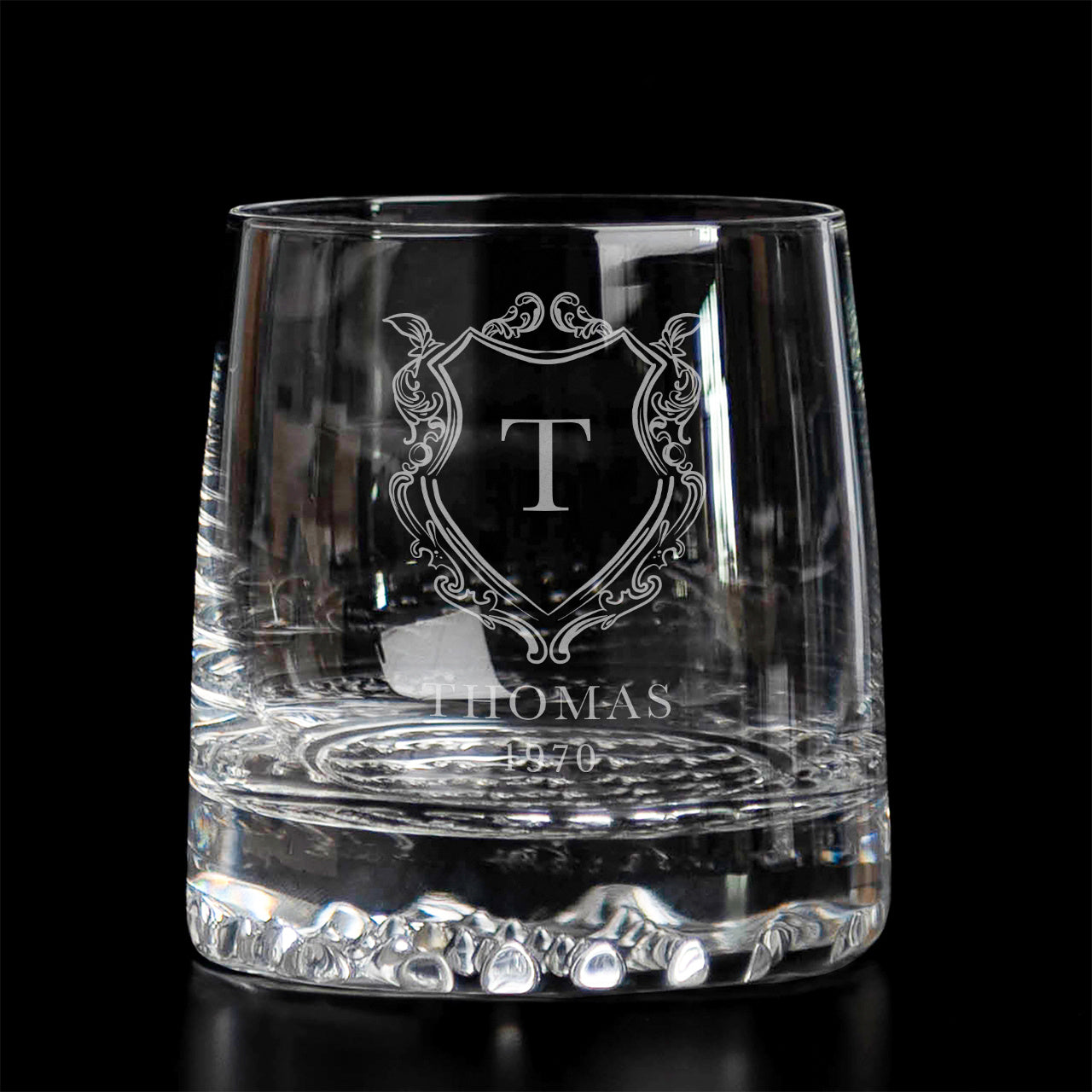 Elegantes Whiskyglas KÖNIGLICHER JAHRGANG Geschenk für einen Mann