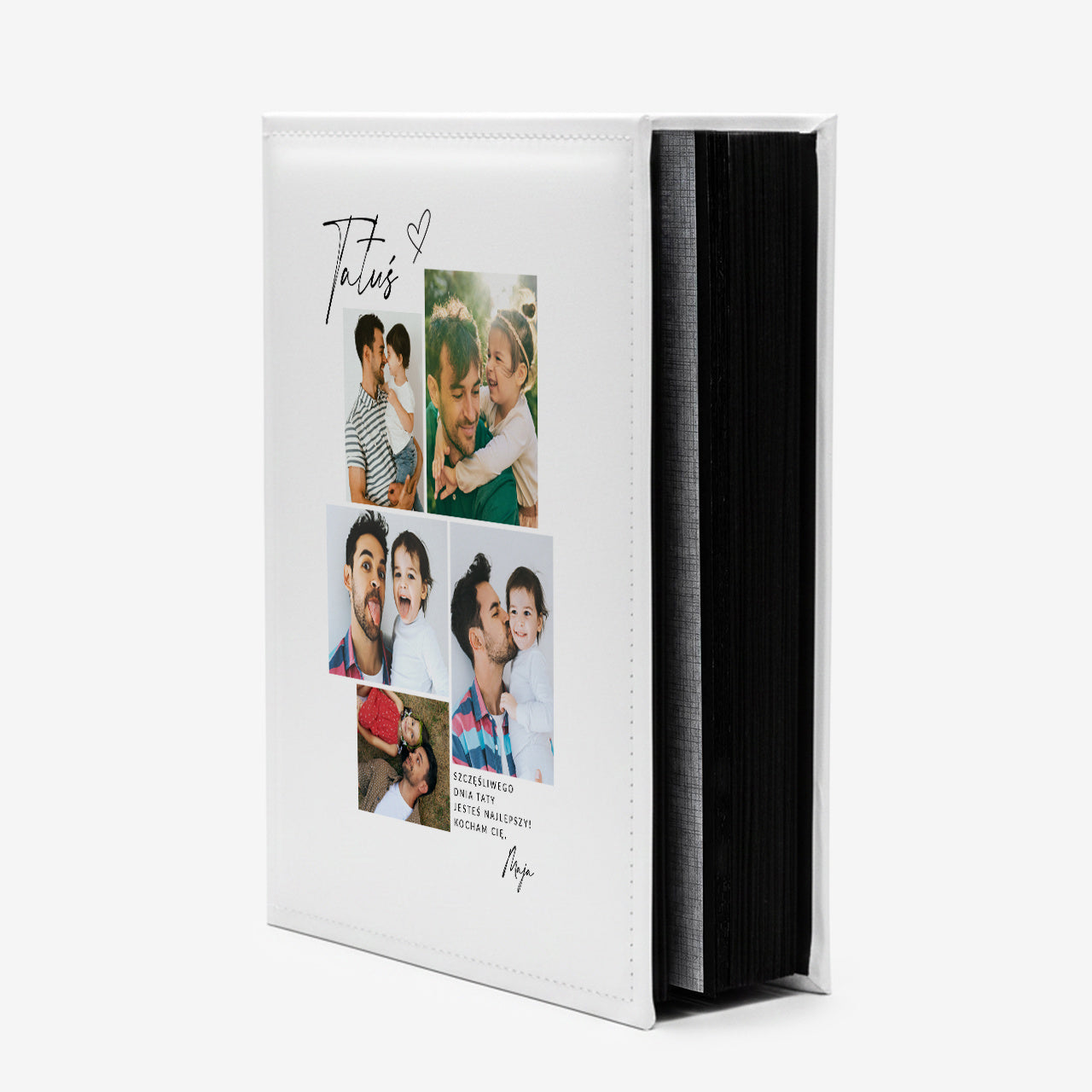 Personalizowany album na Dzień Taty - kolaż zdjęć