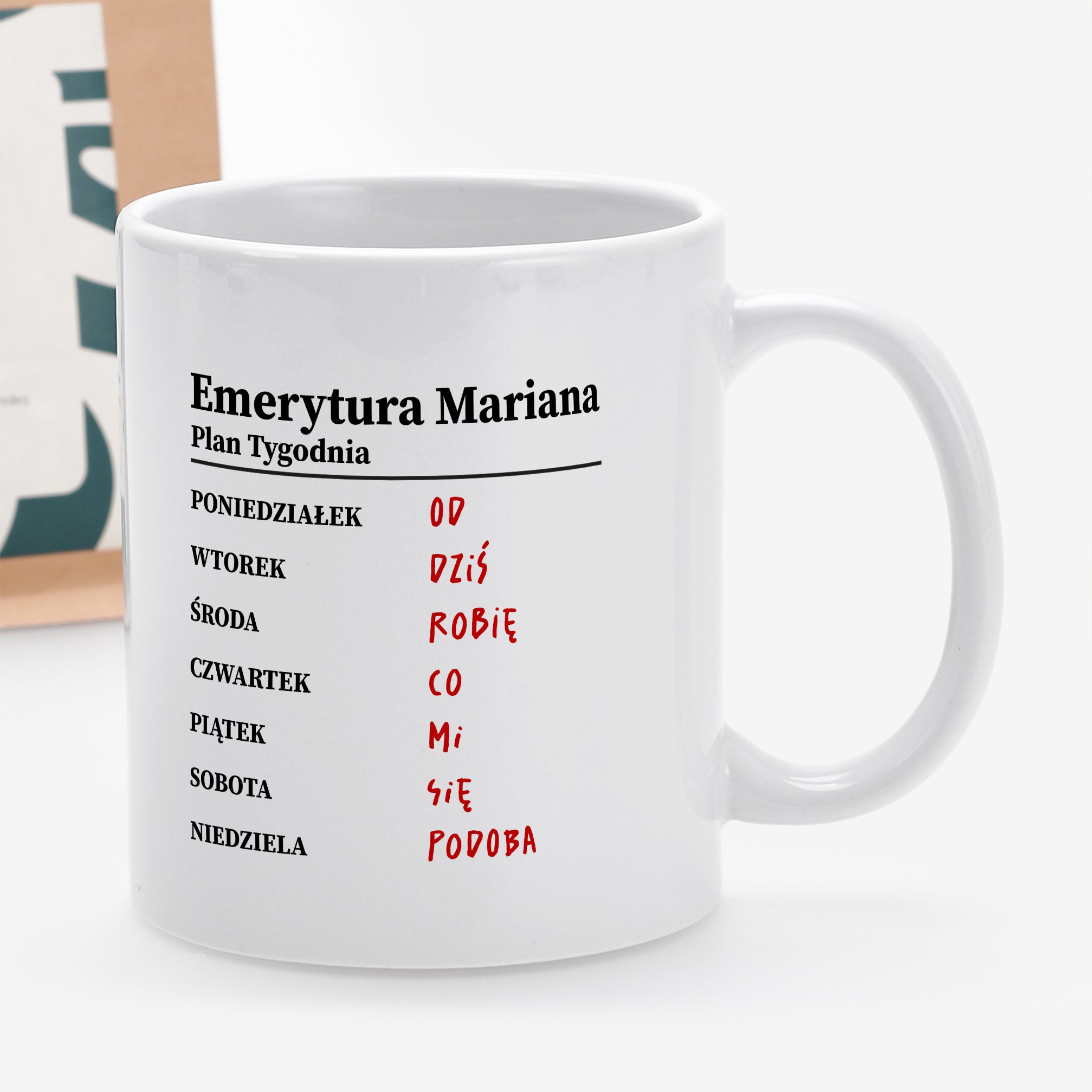 Kubek i kawa - zestaw prezentowy dla emeryta
