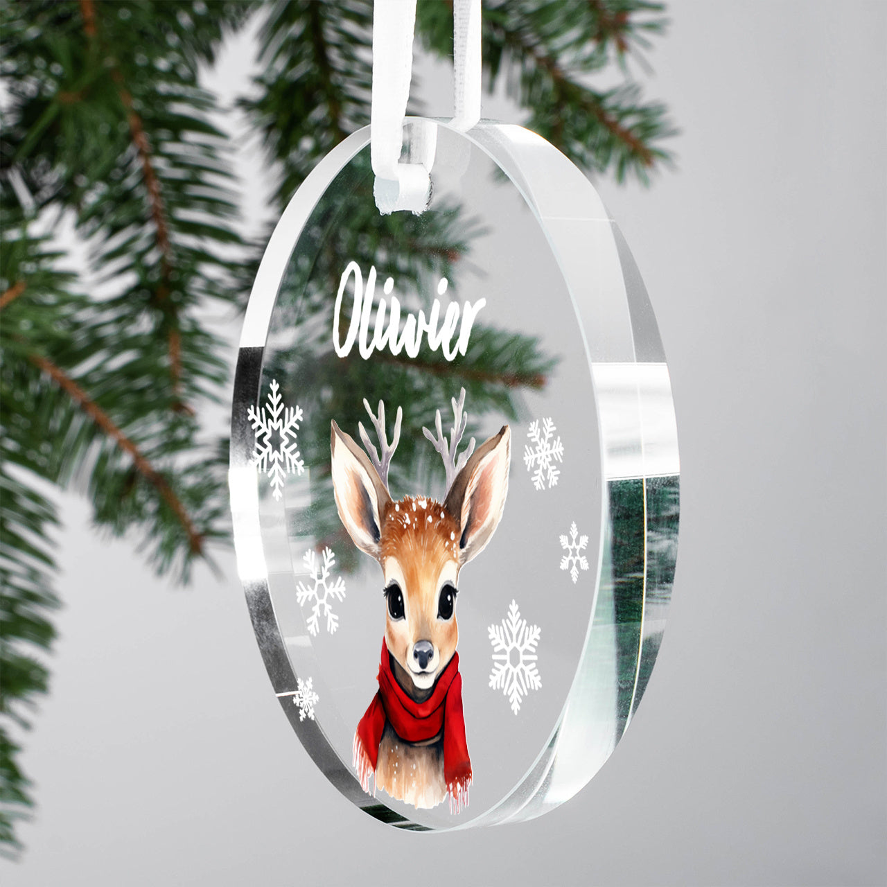 Szklanka zawieszka na mikołajki dla dziecka