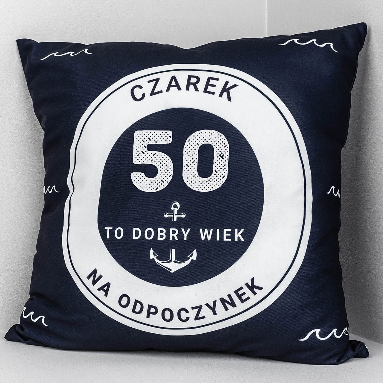 Personalizowana poduszka - prezent na 50 urodziny