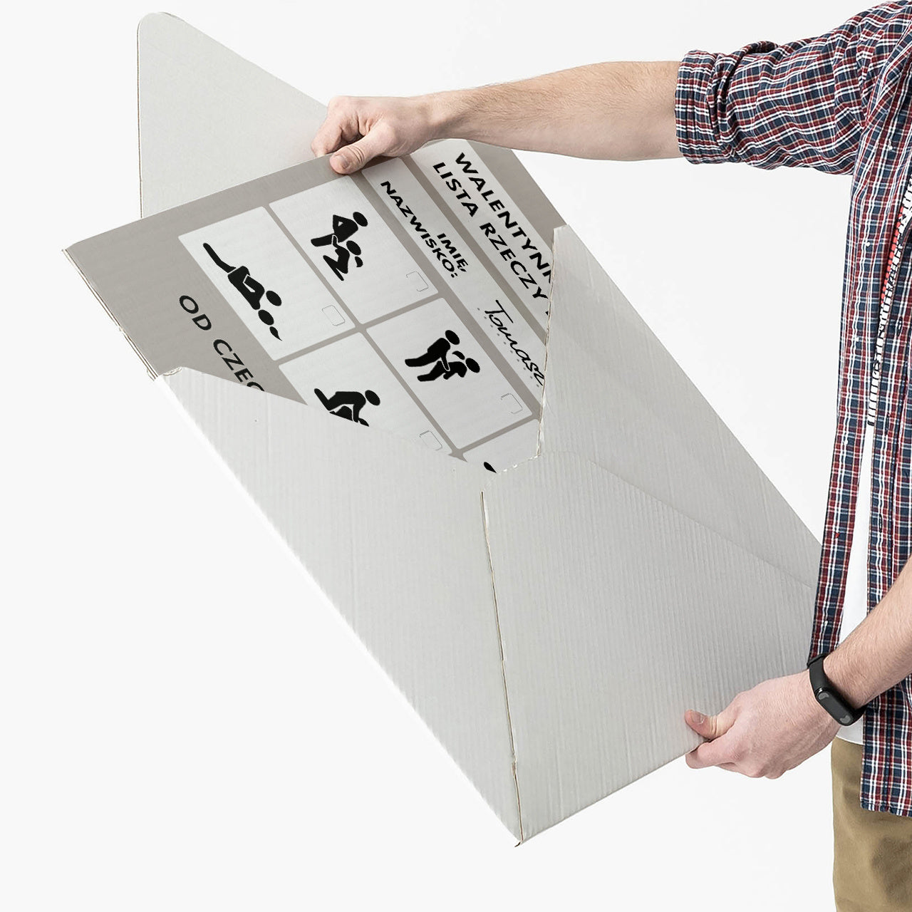 Personalizowana kartka walentynkowa XXL - Aktywne Walentynkowe