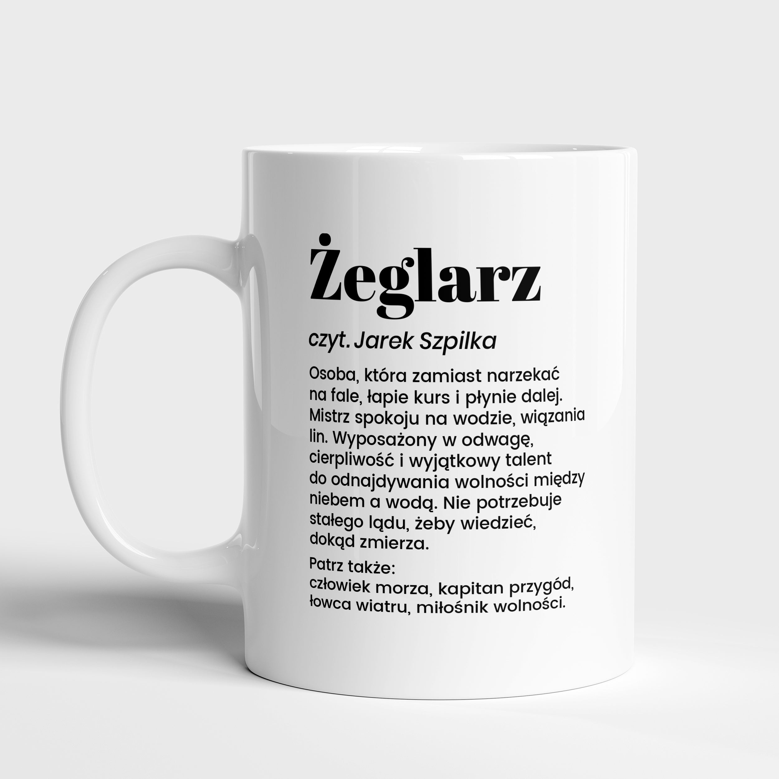 Personalizowany kubek dla żeglarza - definicja