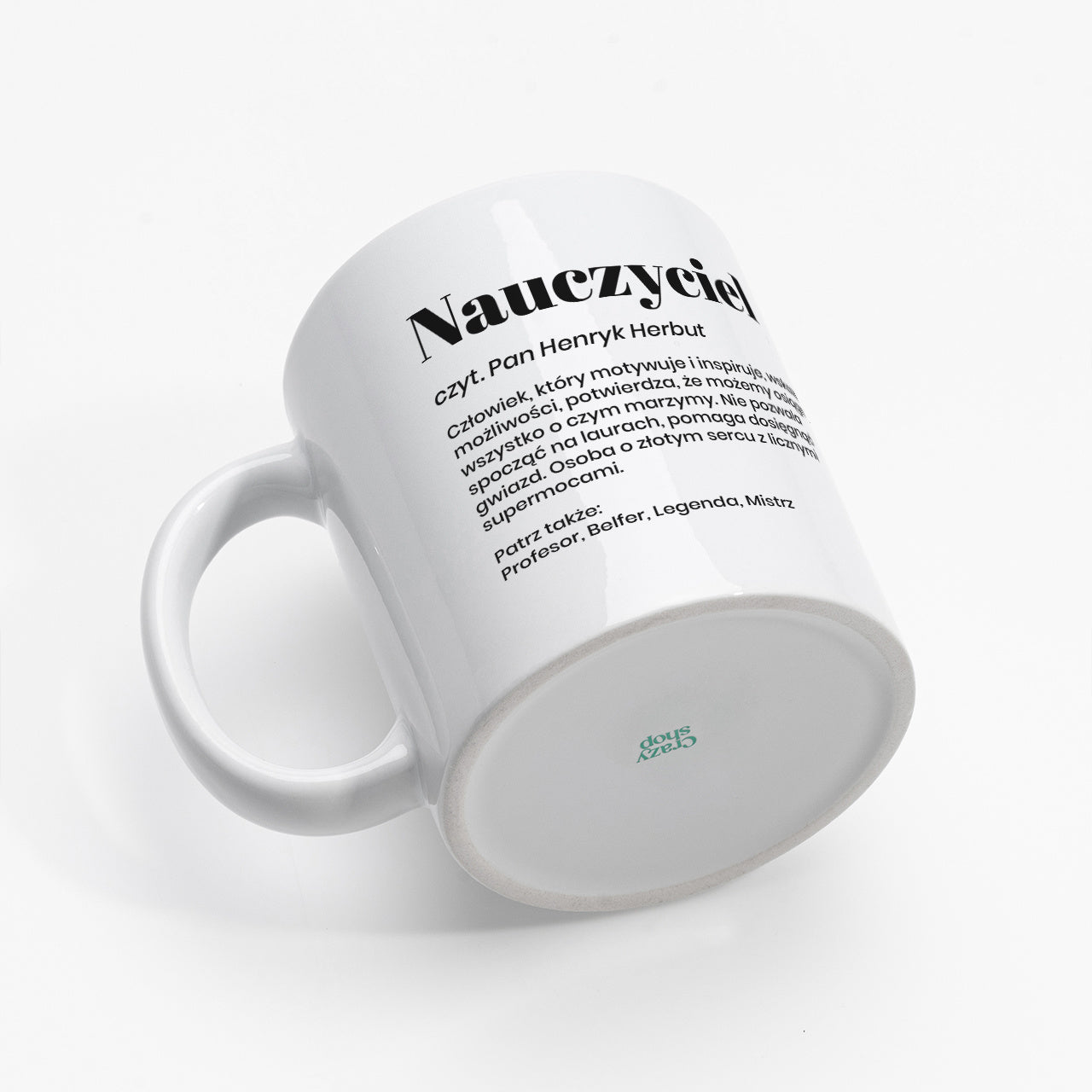 Kubek w tubie prezentowej - prezent na Dzień Nauczyciela kubek z nadrukiem dla nauczyciela na Dzień Nauczyciela 