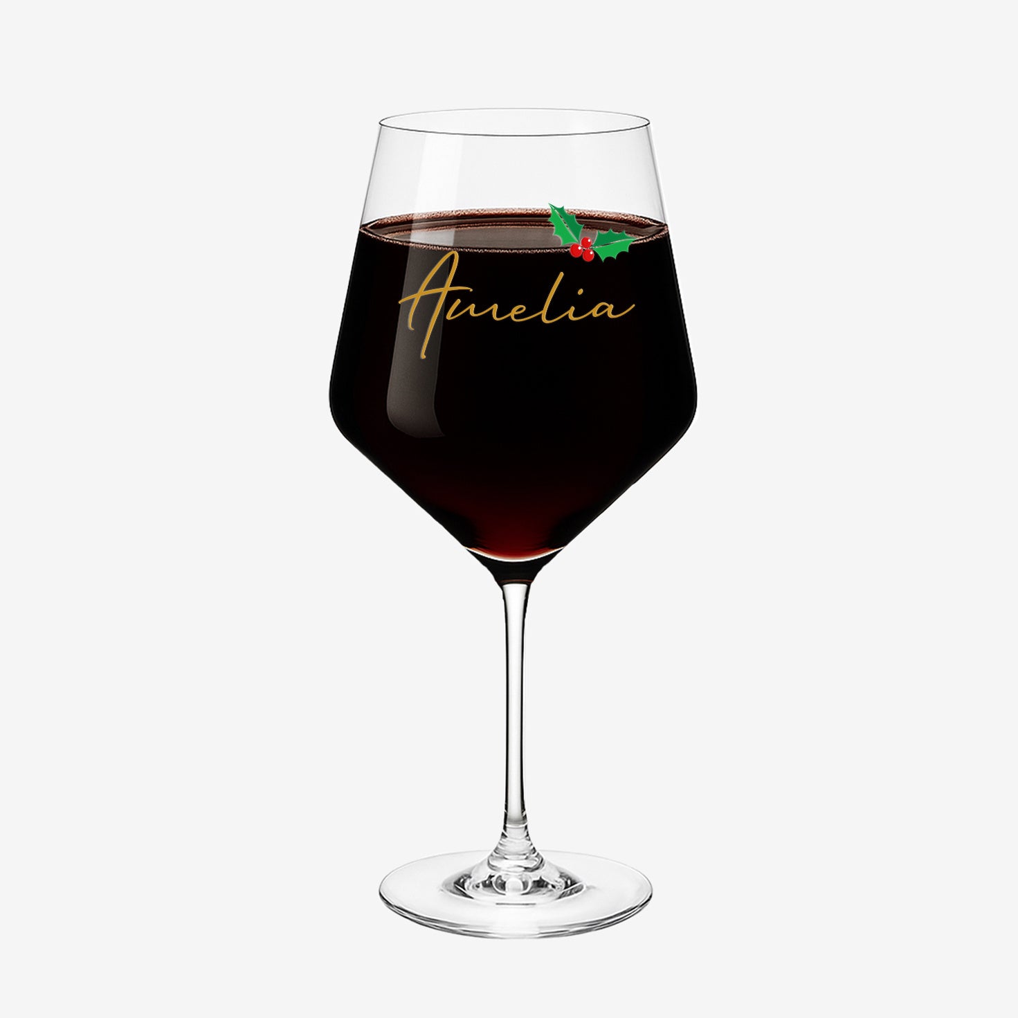  Personalizowany kieliszek świąteczny dla niej prezent świąteczny prezent dla kobiety