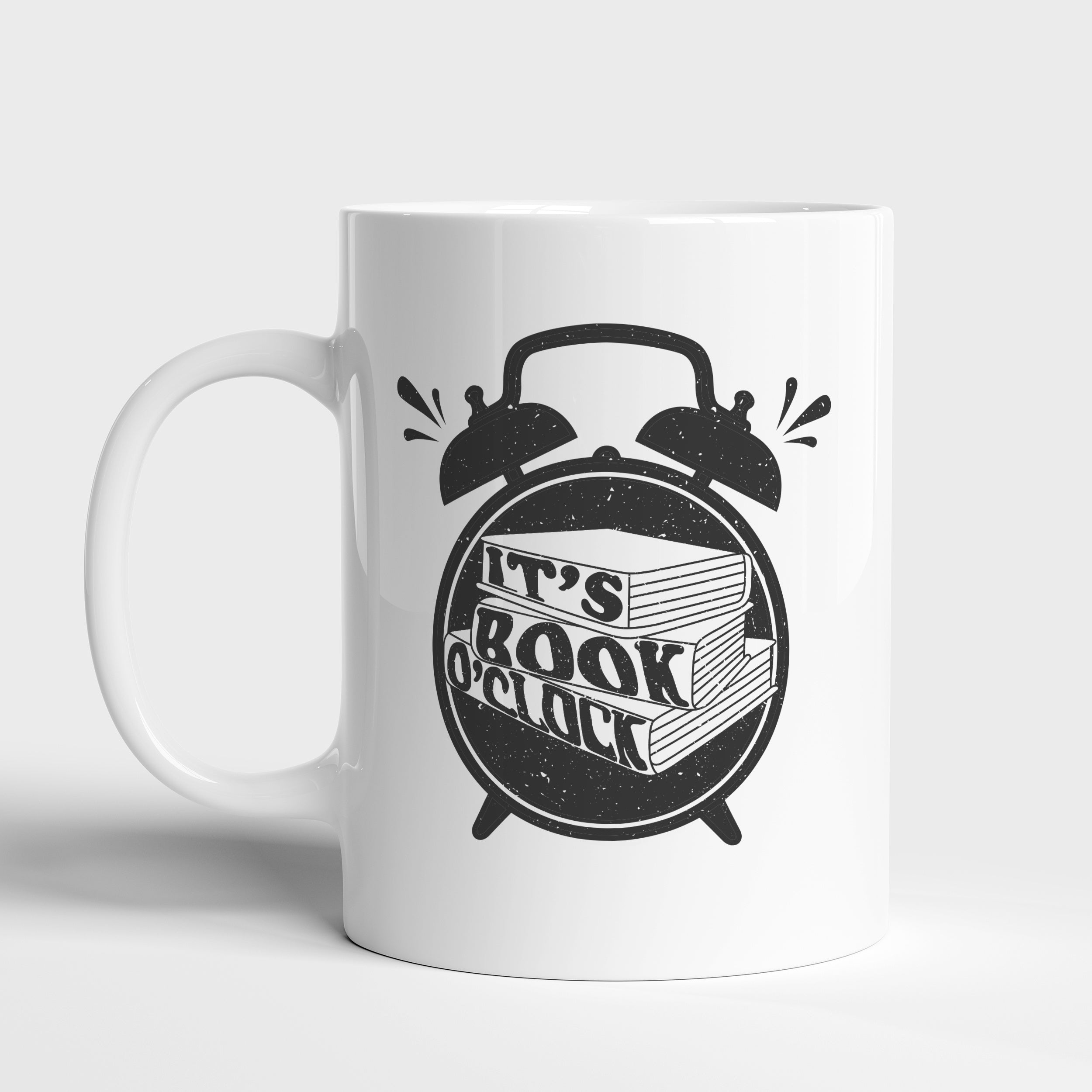 Kubek dla książkary - It's Book O'Clock personalizowany kubek prezent dla książkary prezent dla miłośnika książek