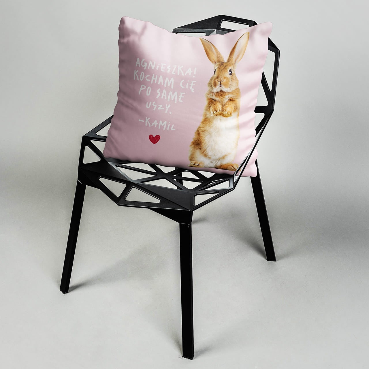 Personalizowana poduszka dla ukochanej prezent dla ukochanej prezent dla dziewczyny na walentynki