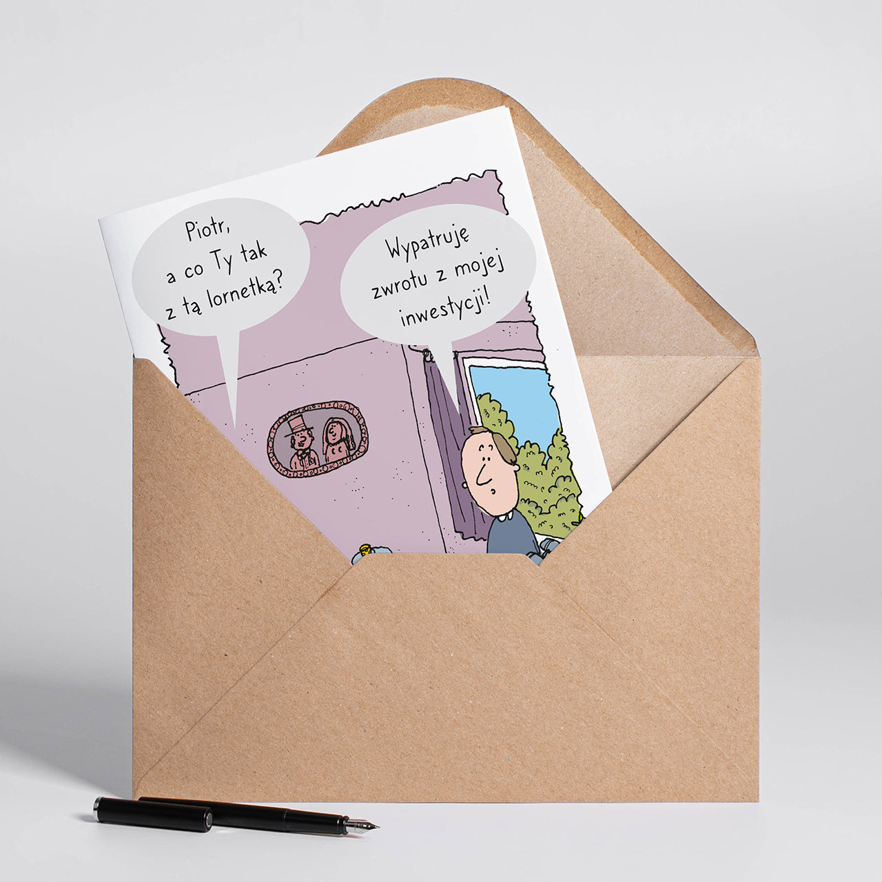 Personalizowana kartka A4 - kartka dla inwestora