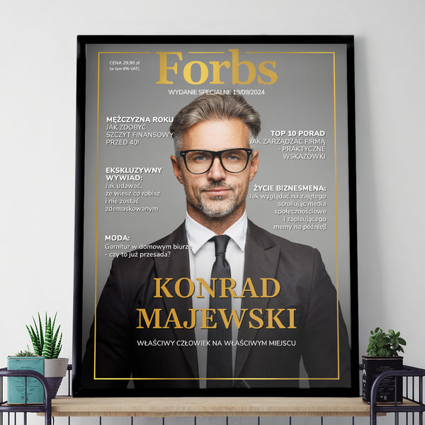 Personalizowany plakat - prezent dla biznesmena