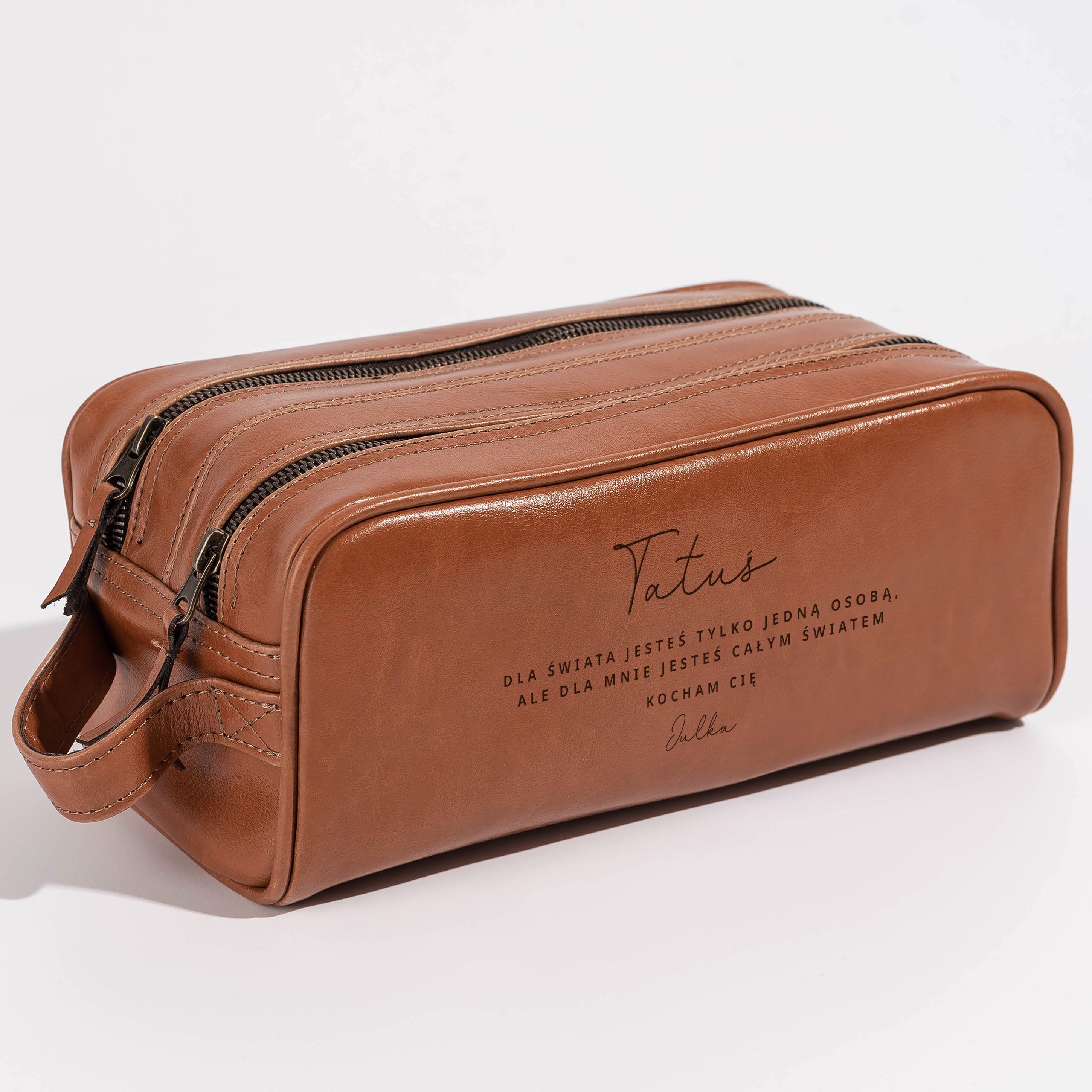 Personalizowana kosmetyczka męska - praktyczny prezent dla taty prezent na Dzień Taty