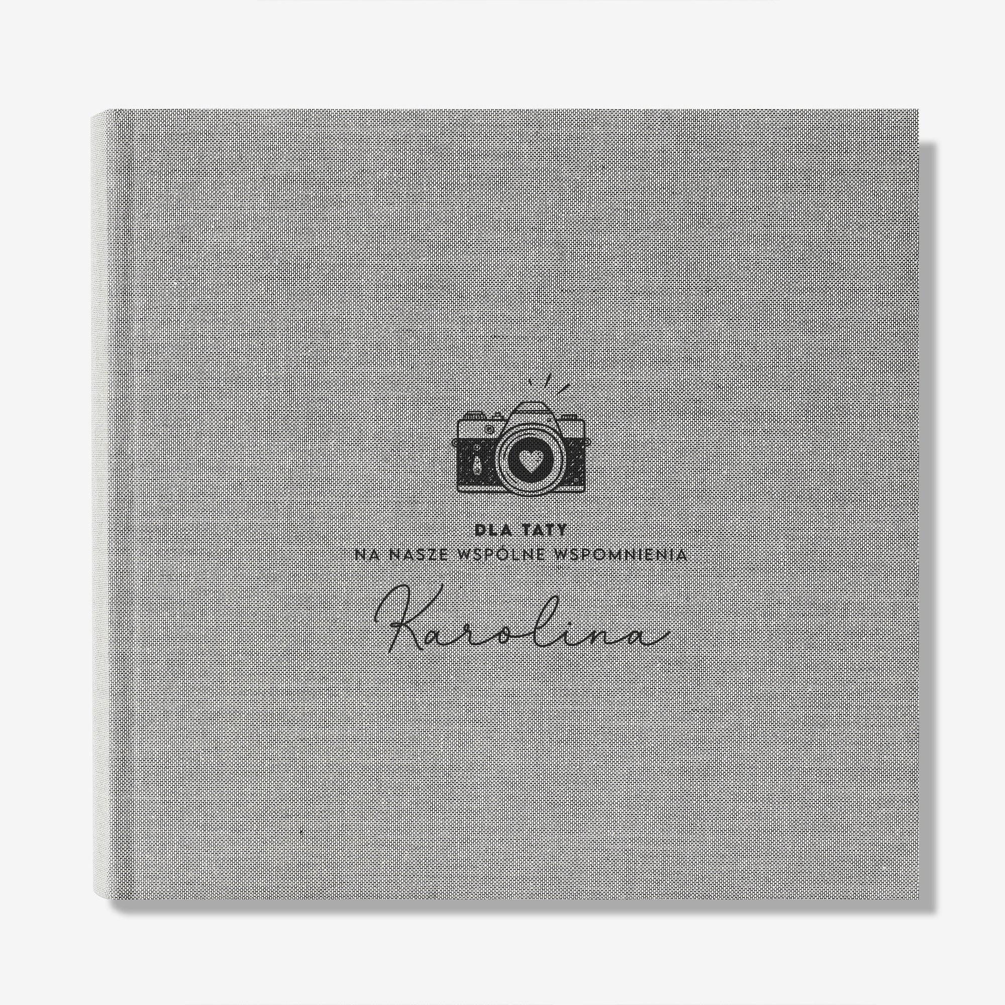 Duży album personalizowany dla taty prezent dla taty prezent na dzień taty album na zdjęcia personalizowany album