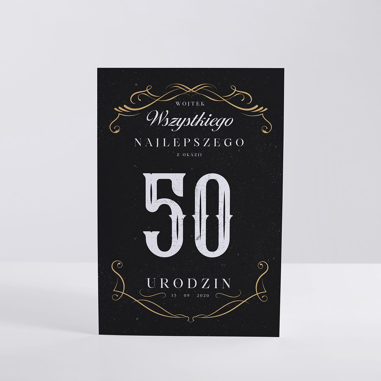 Kartka dla niego na 50 urodziny prezent na pięćdziesiątkę kartka na 50 urodziny prezent na 50 urodziny dla niego