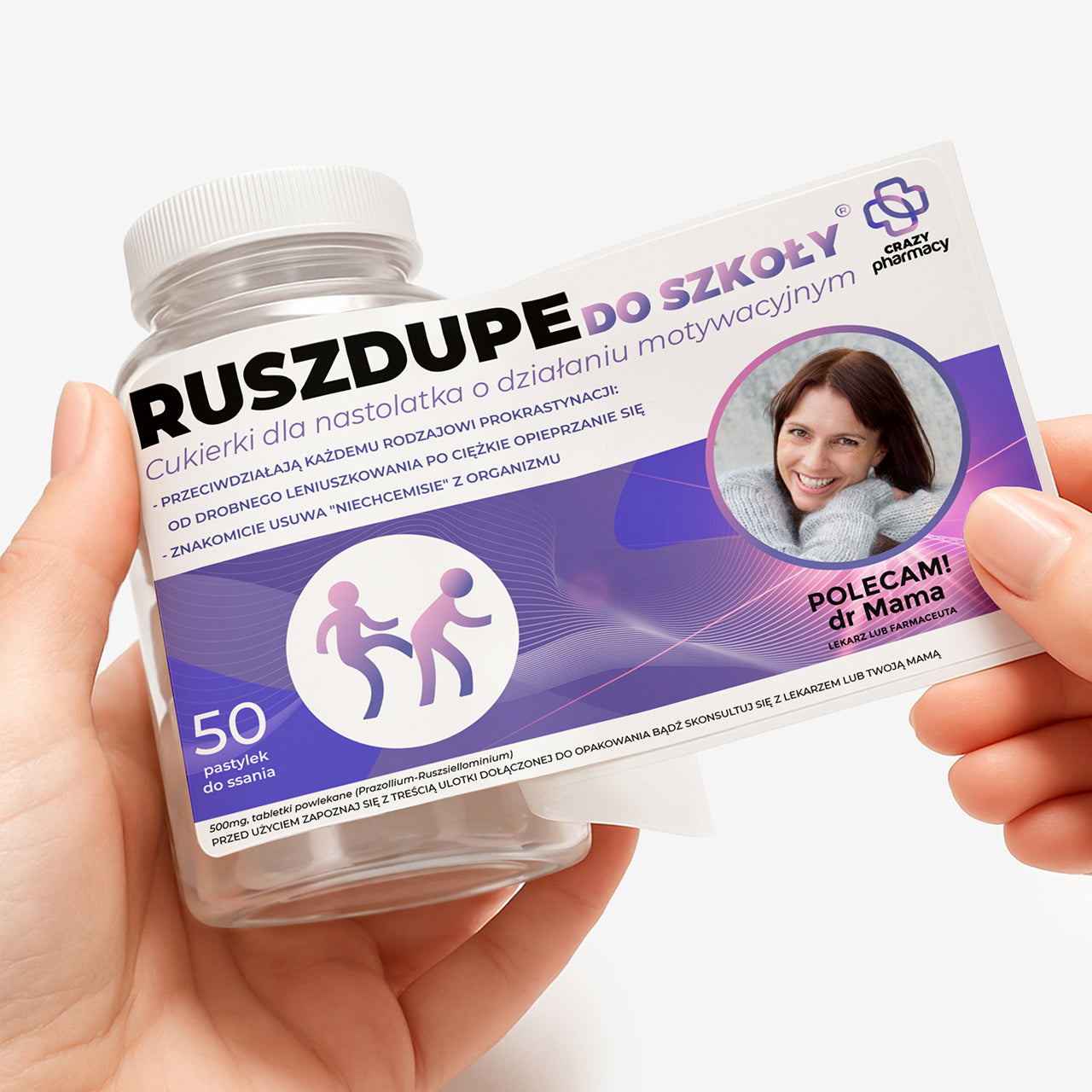 Personalizowany pojemnik na cukierki - Zrób To - upominek dla nastolatków prezent dla nastolatka śmieszny prezent 