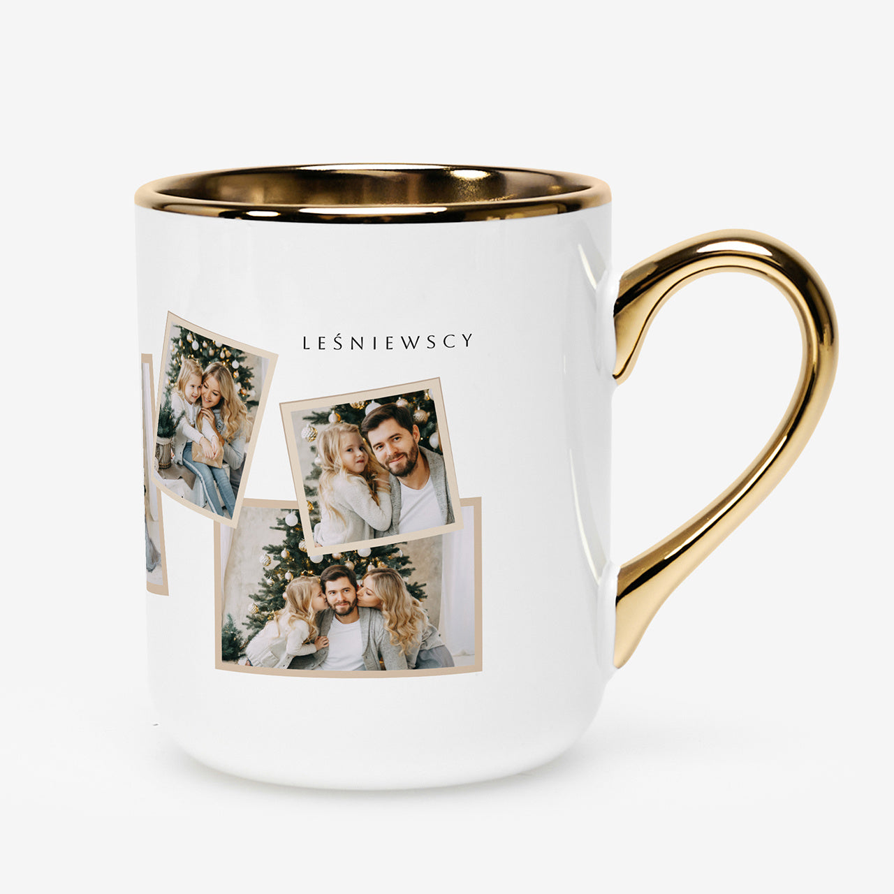 Personalizowany kubek świąteczny - Kolaż Zdjęć - prezent na święta ze zdjęciami