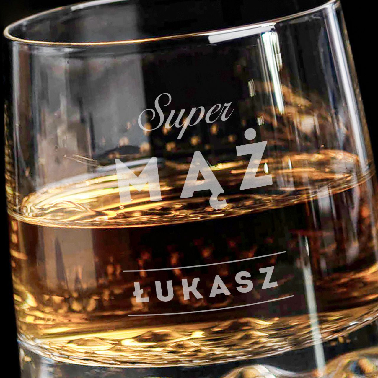 Szklanka do whisky z grawerem - prezent dla męża