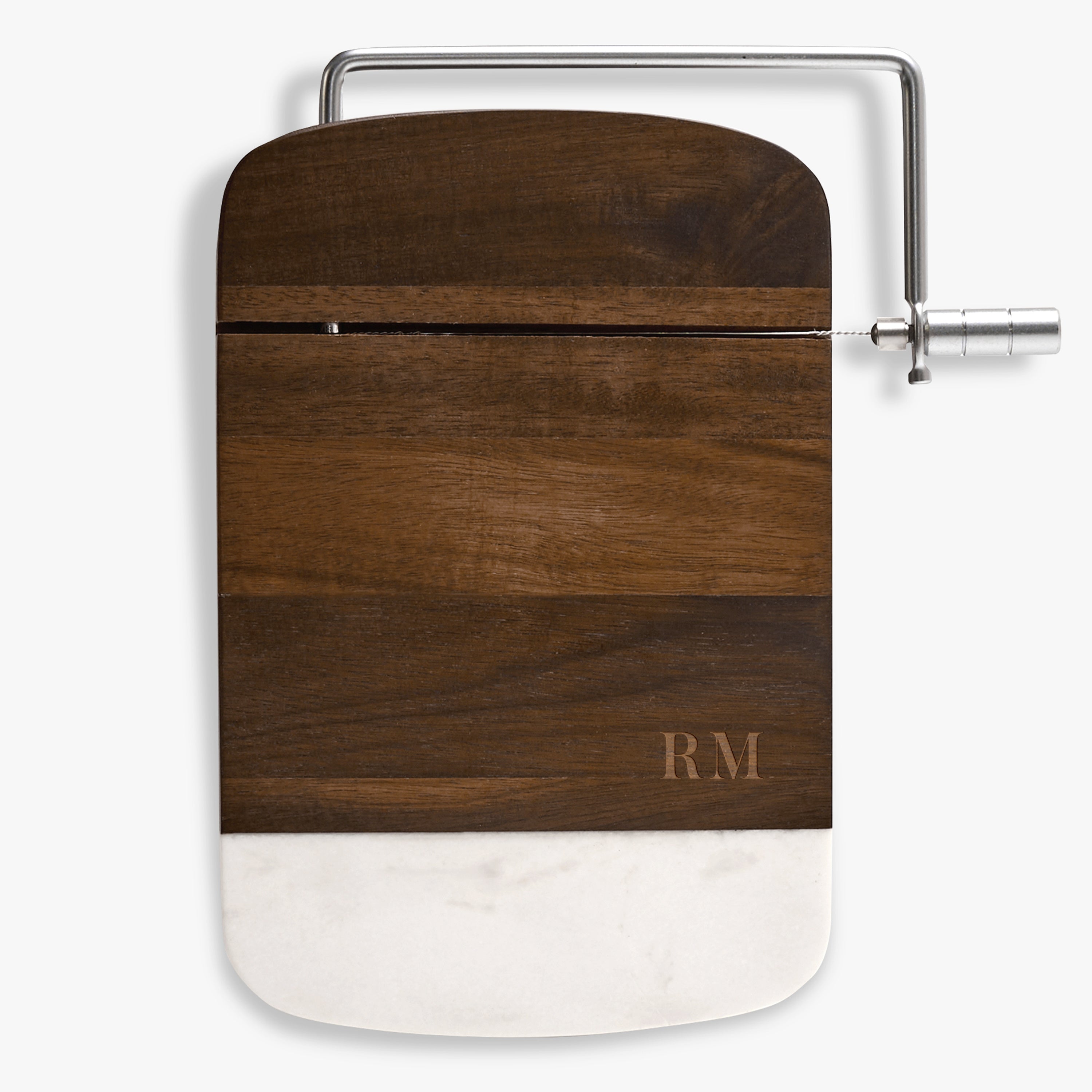 Grawerowana deska do sera na prezent do kuchni - inicjały deska do serów prezent dla kucharza drewniana deska