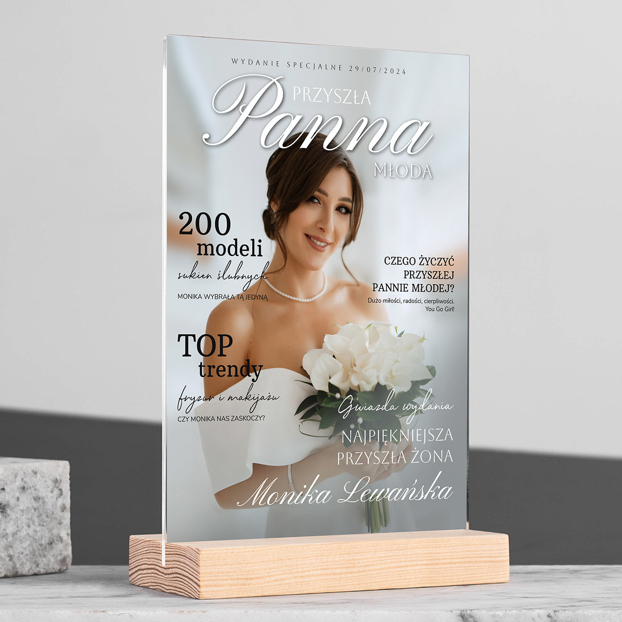 Personalizowana statuetka na Wieczór Panieński - przyszła panna młoda