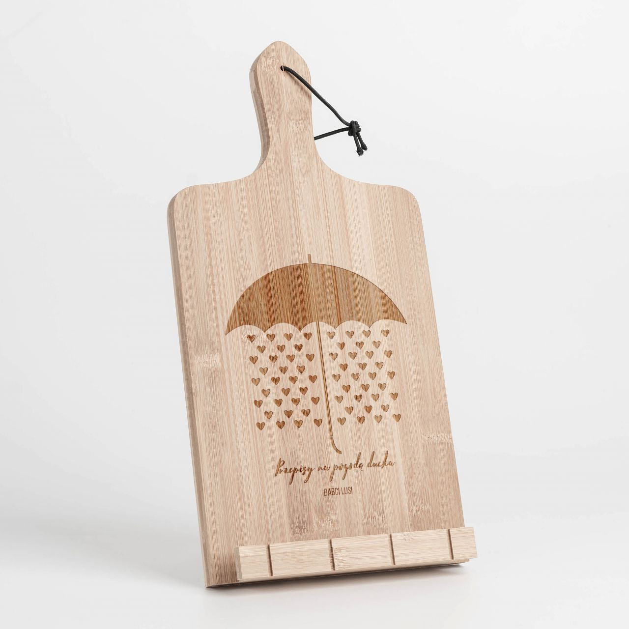 Podpórka pod książkę kucharską - prezent do kuchni dla babci