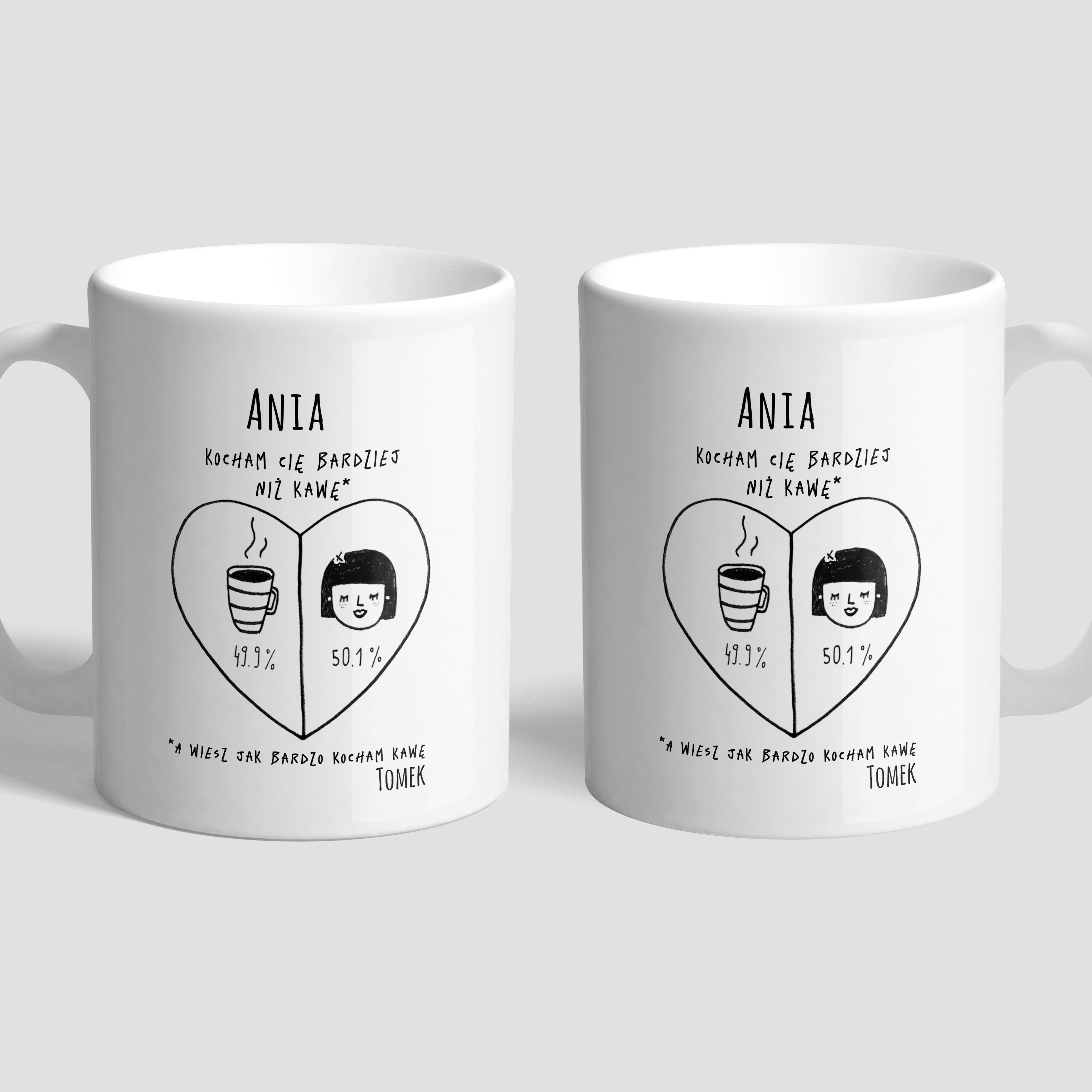 Kubek na Walentynki dla niej - Jesteś Ważniejsza prezent na walentynki dla niej kubek walentynkowy