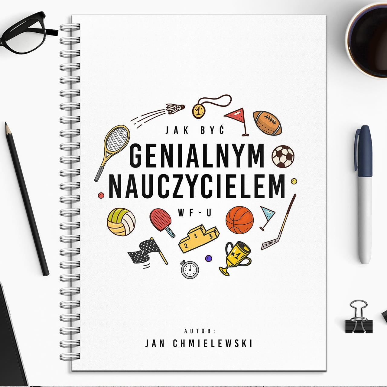 Personalizowany notatnik dla nauczyciela wf-u
