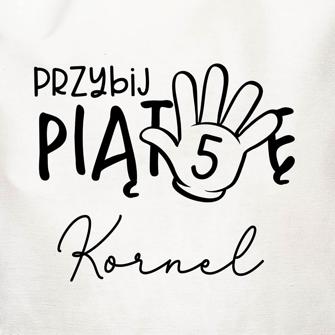 Personalizowany worek na plecy na prezent dla 5 latka