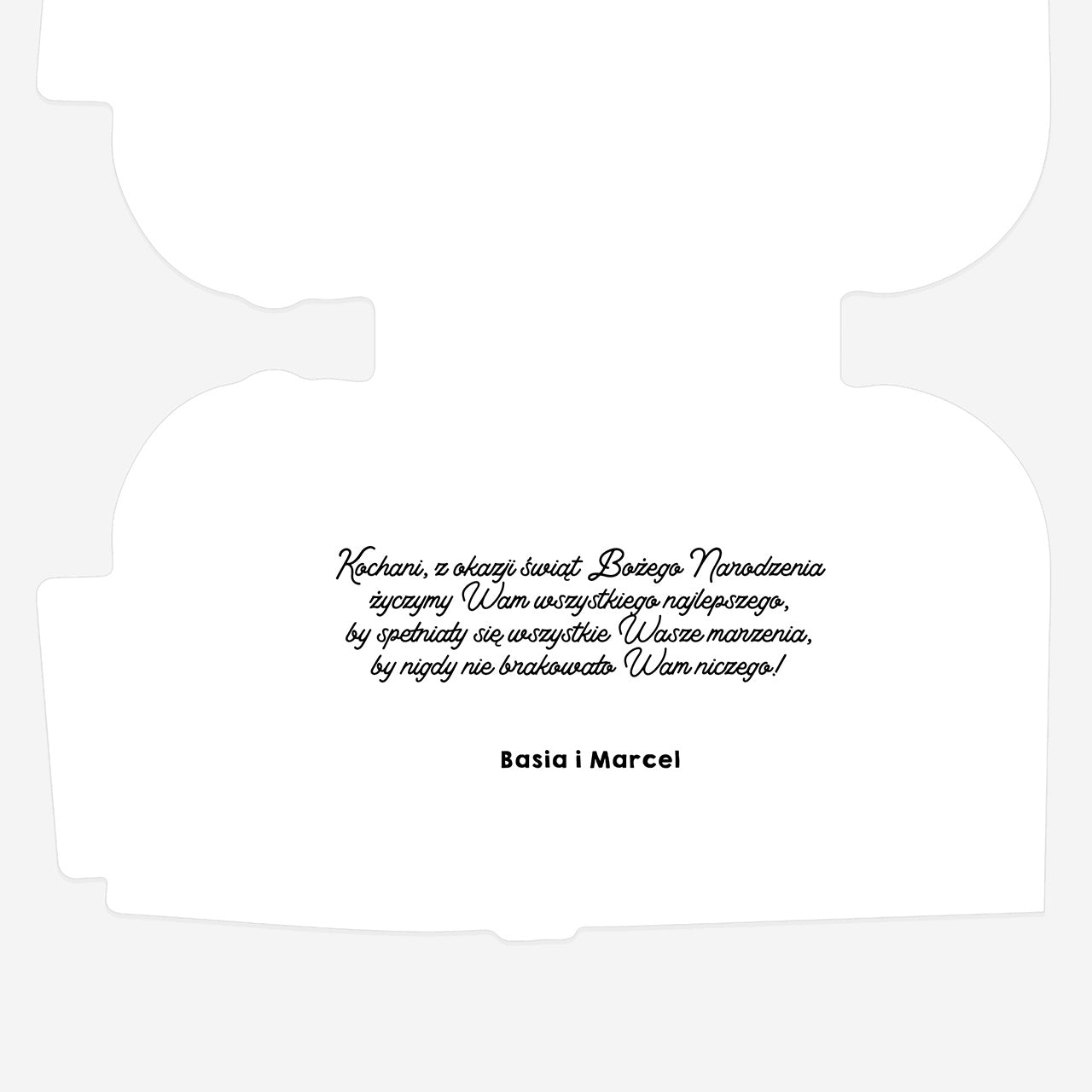 Kartka świąteczna z personalizacją - skrzynka pocztowa