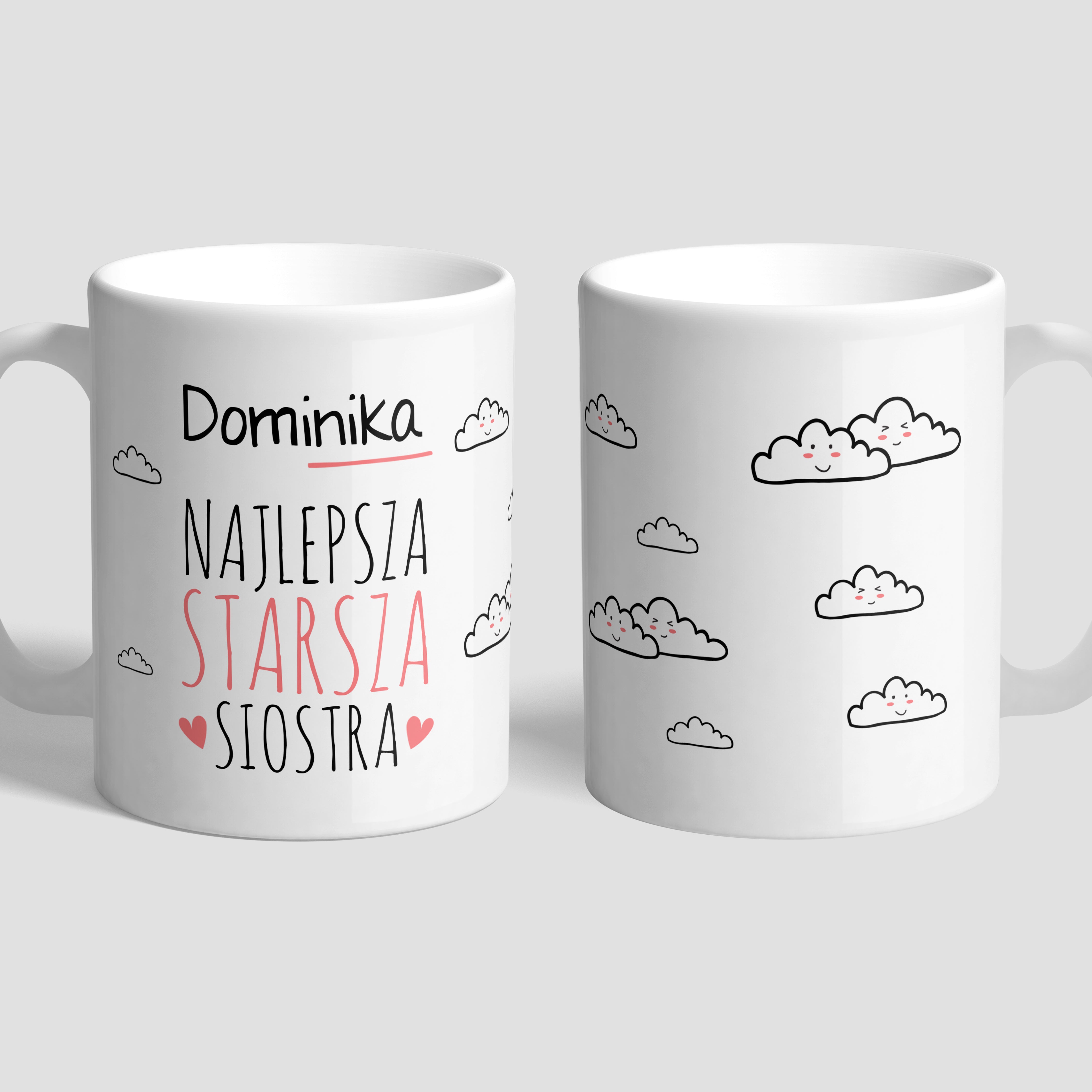 Personalizowany kubek - Najlepsza - upominek dla siostry prezent dla siostry kubek z nadrukiem